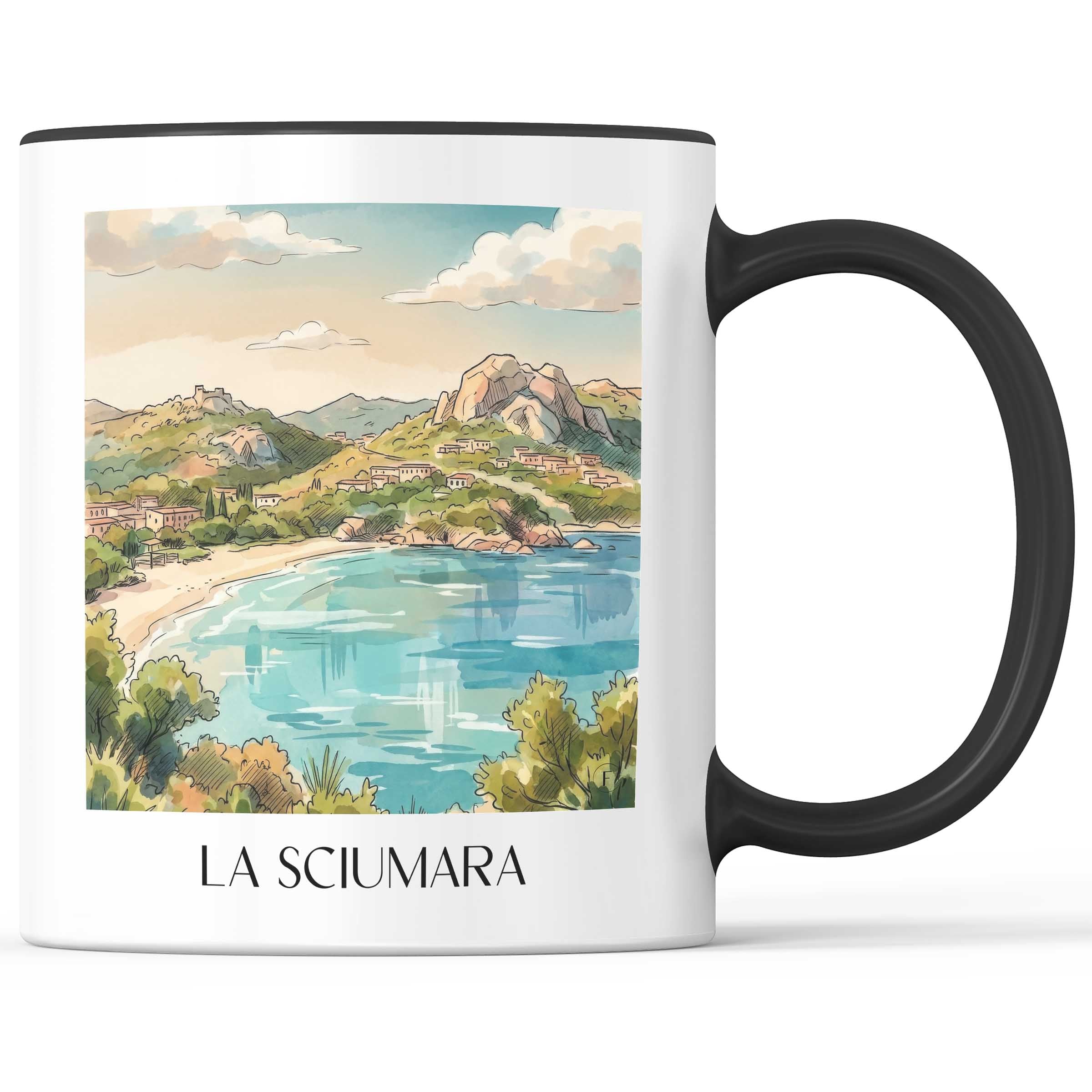 la-sciumara-palau-italien-kaffeebecher-aquarell