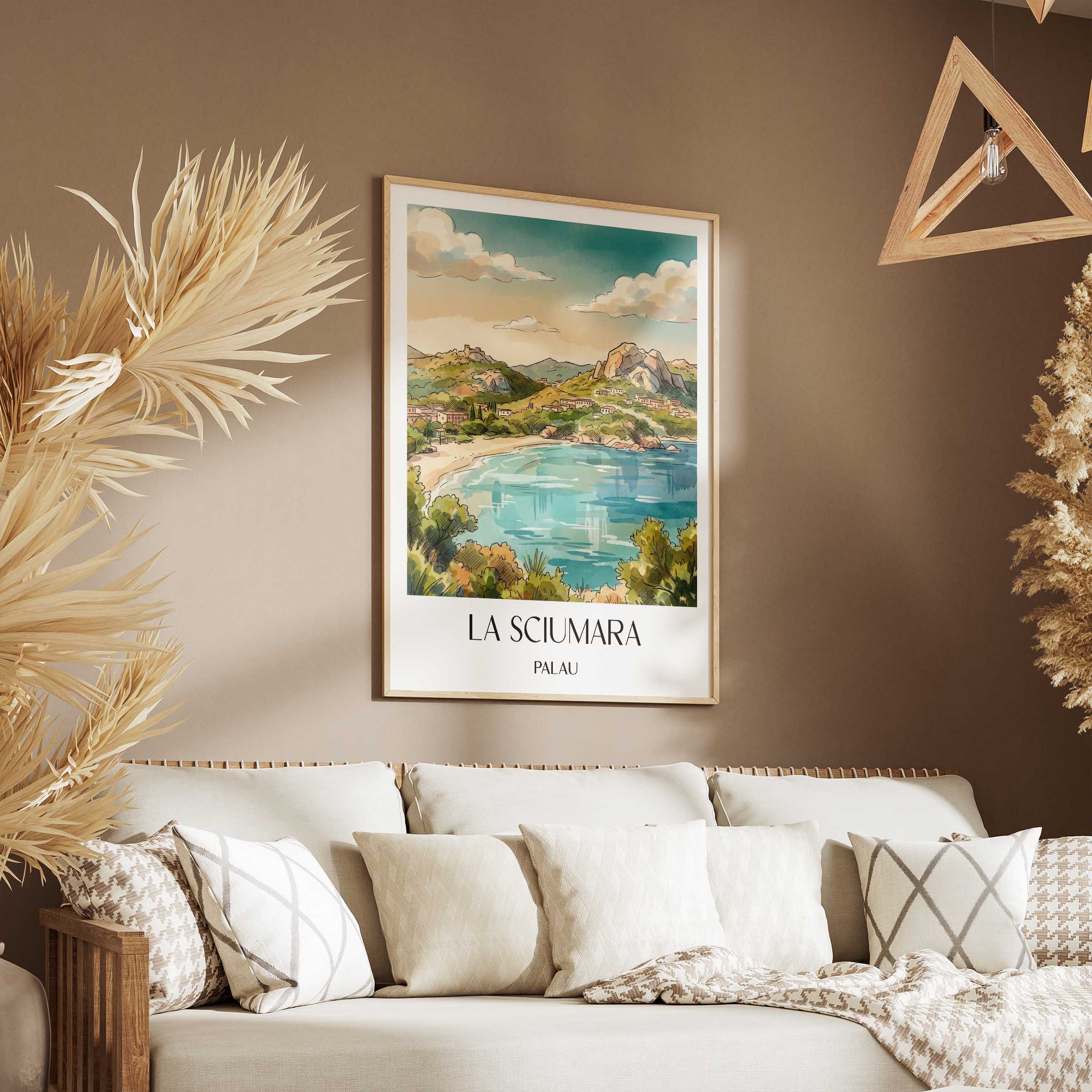 la-sciumara-palau-italien-poster-aquarell