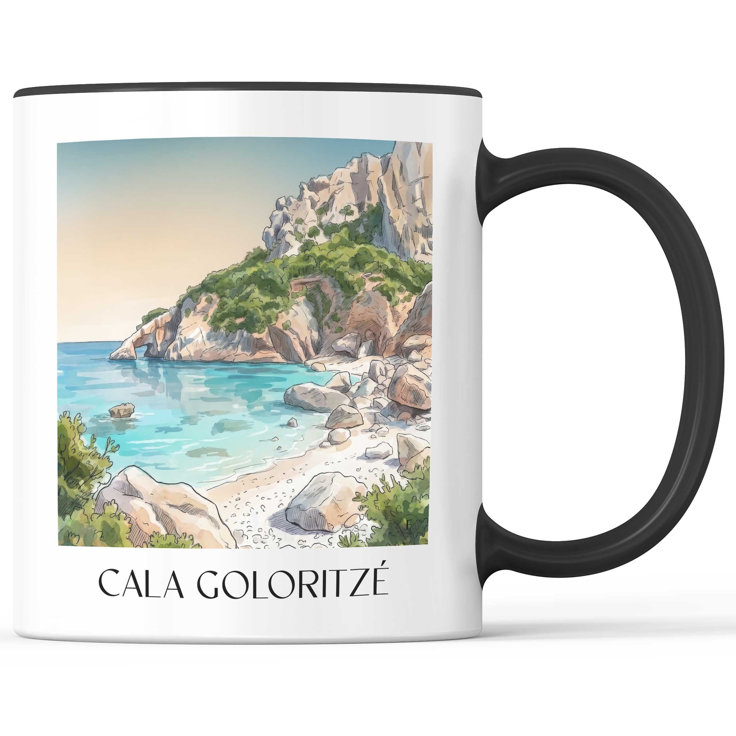 cala-goloritzé--sardinien-italien-kaffeebecher-aquarell