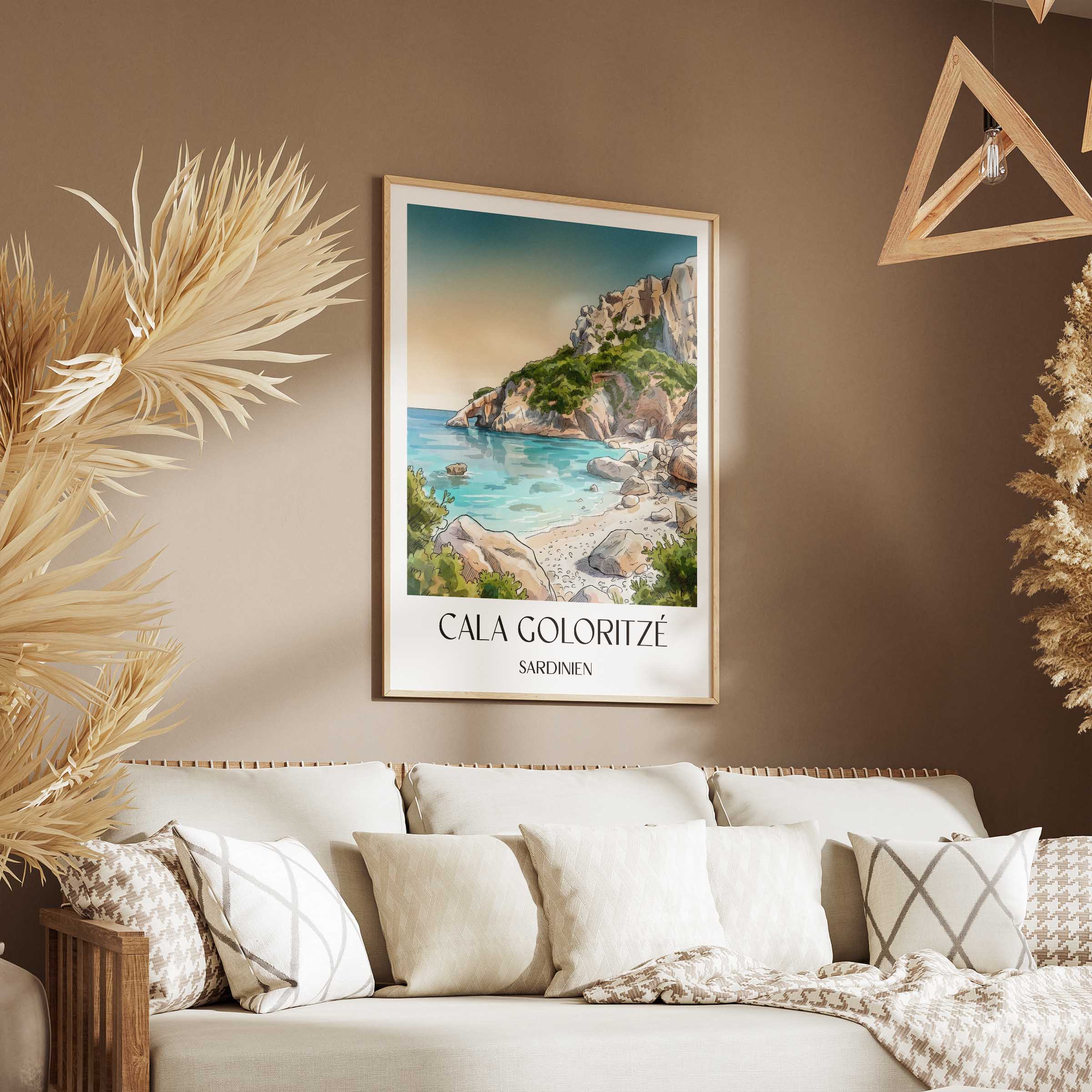 cala-goloritzé--sardinien-italien-poster-aquarell