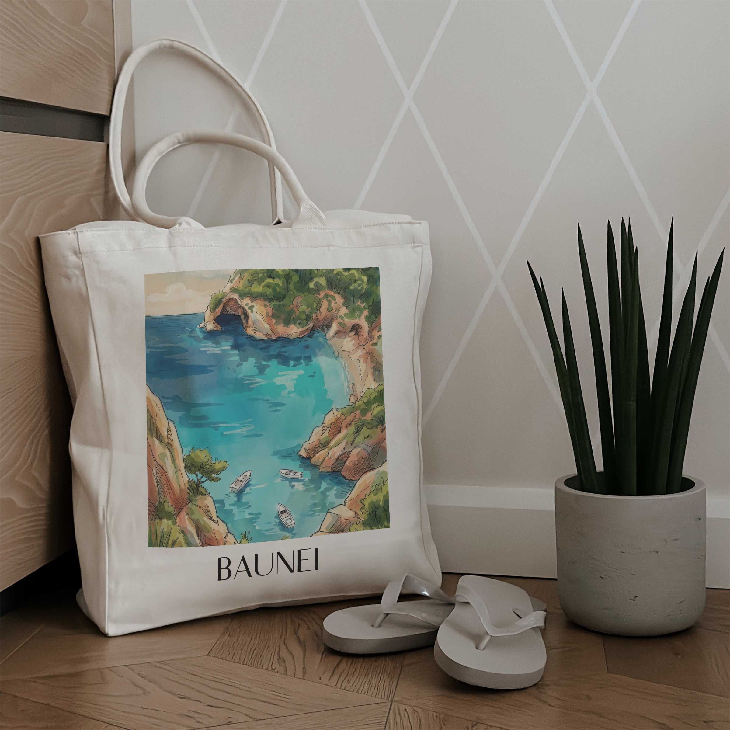 baunei-sardinien-italien-einkaufstasche-aquarell