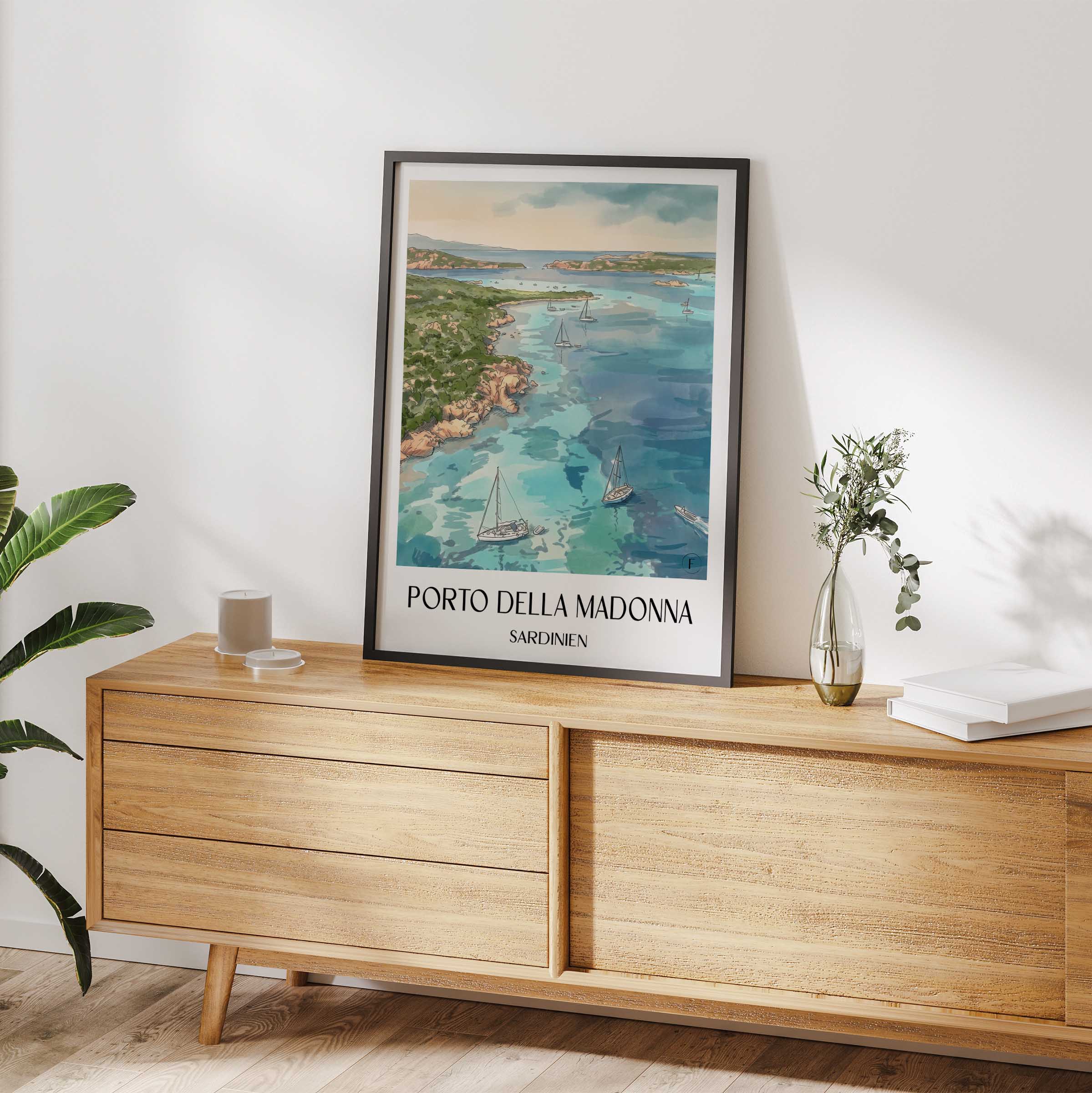porto-della-madonna-sardinien-italien-poster-aquarell