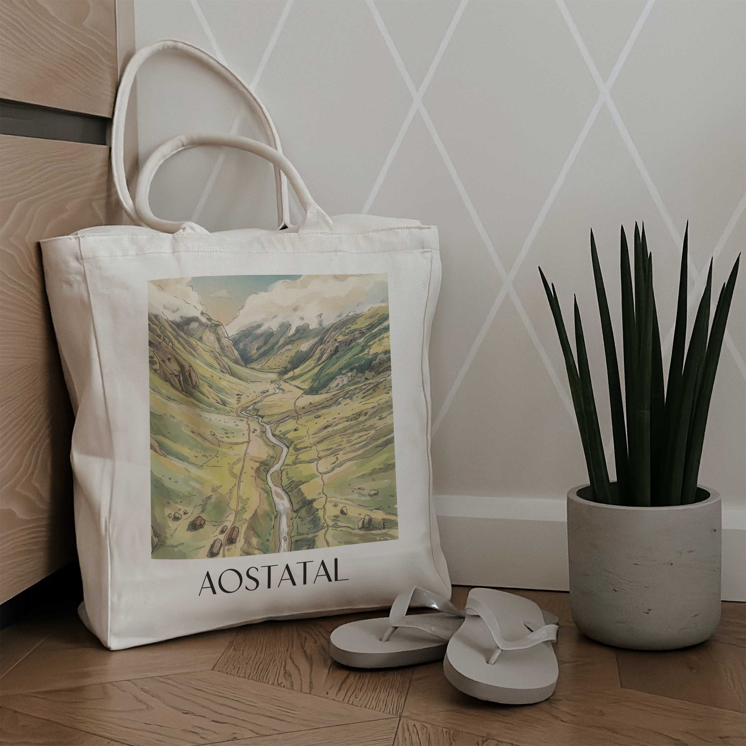 aostatal-italien-italien-einkaufstasche-aquarell