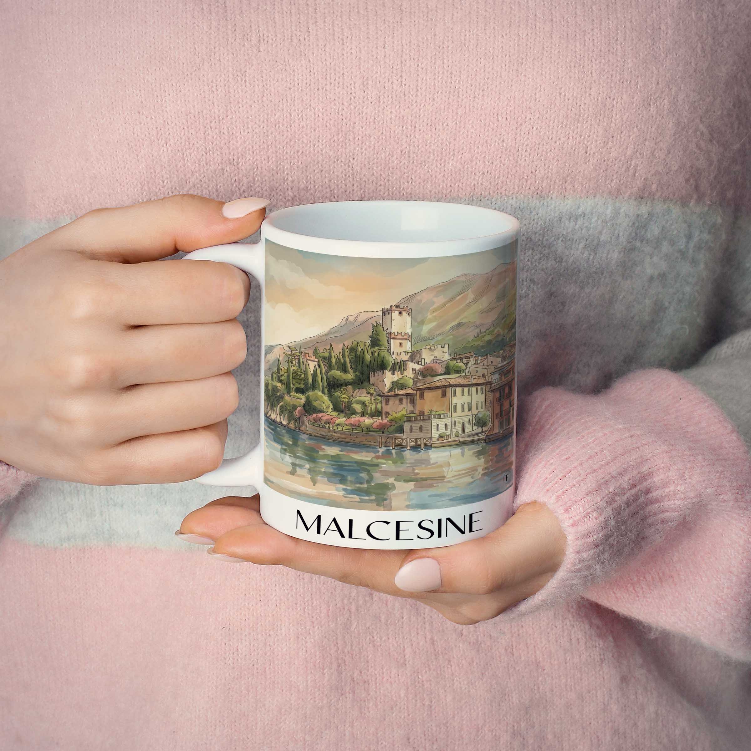 malcesine-venetien-italien-kaffeebecher-aquarell