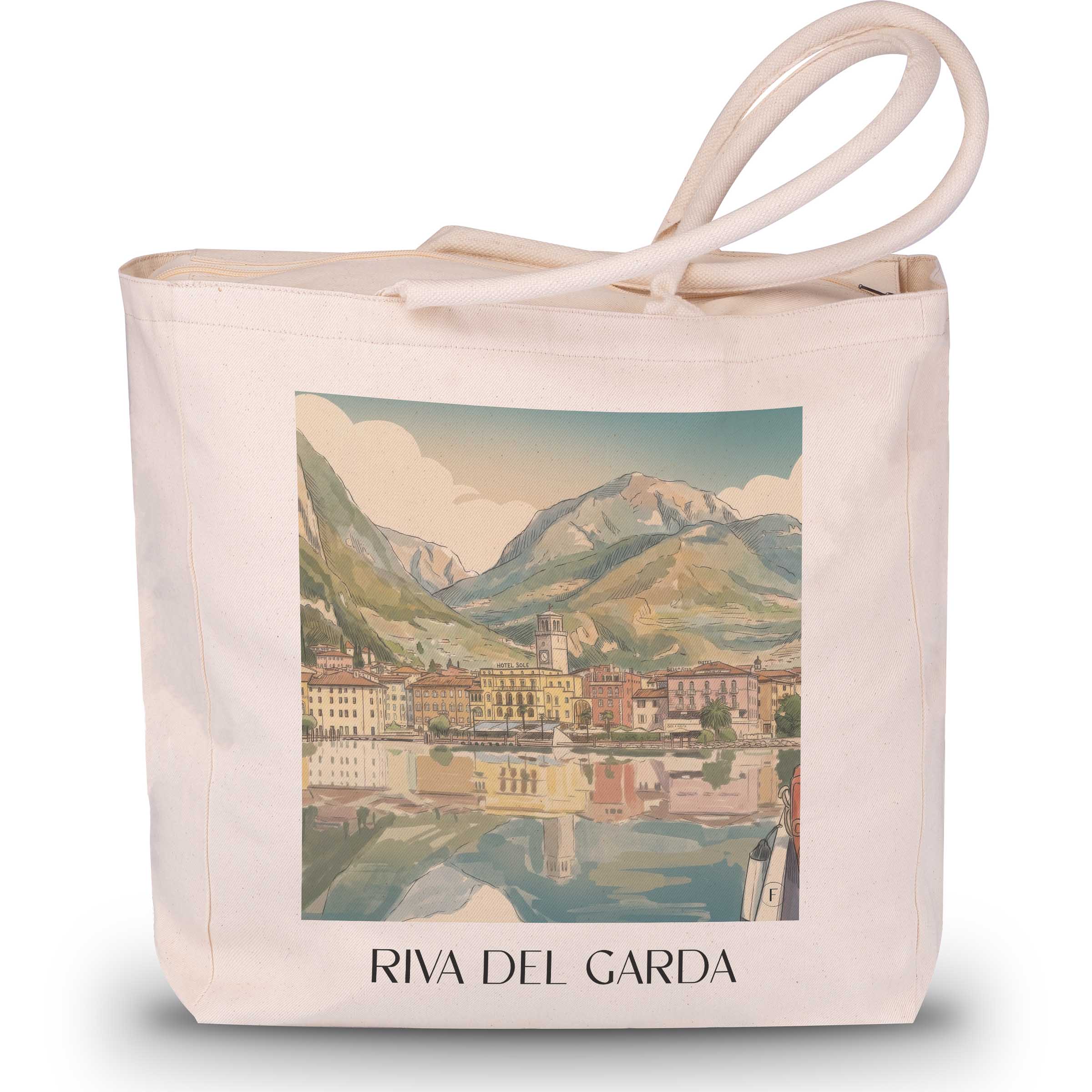 riva-del-garda-trentino-südtirol-italien-einkaufstasche-aquarell