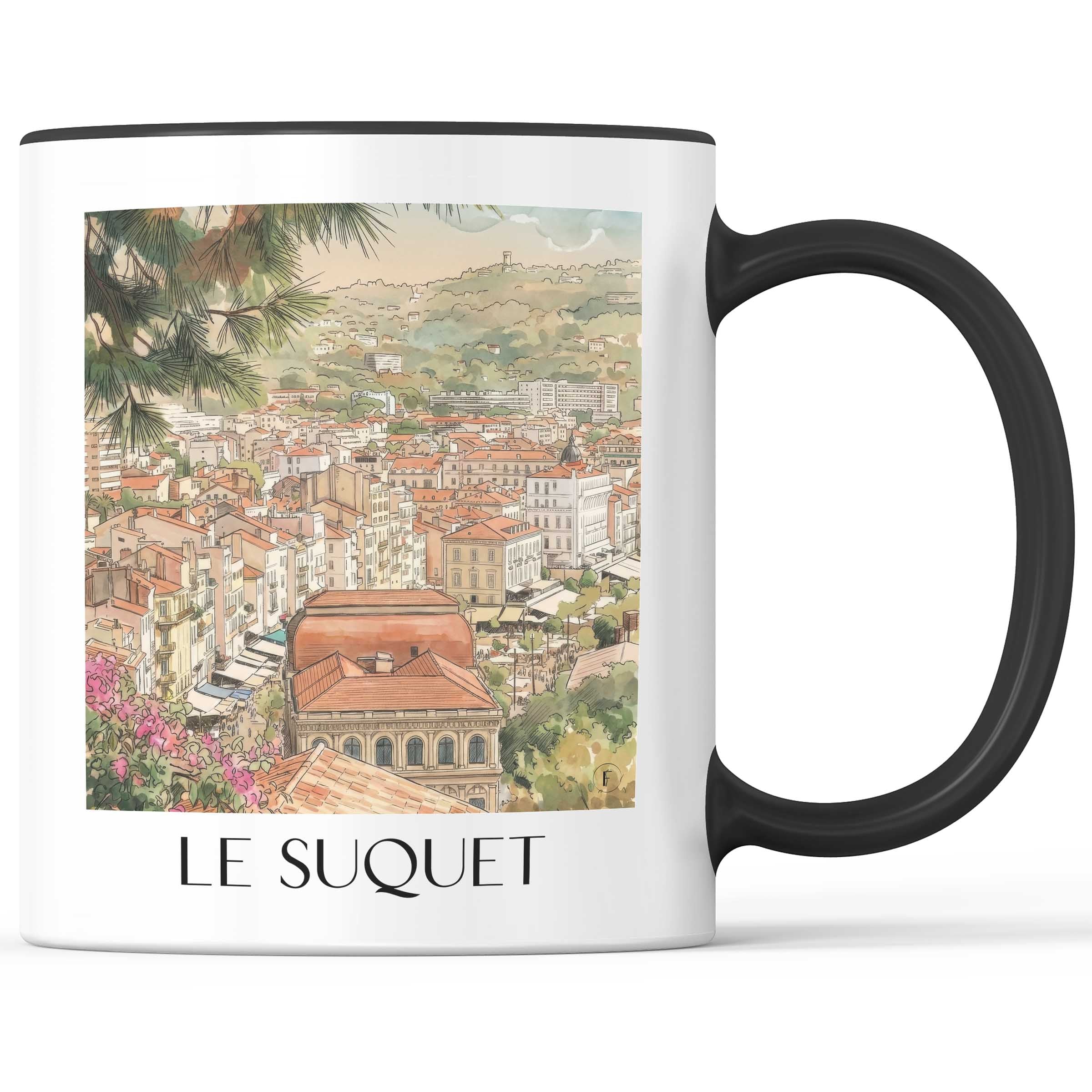 le-suquet--cannes-frankreich-kaffeebecher-aquarell