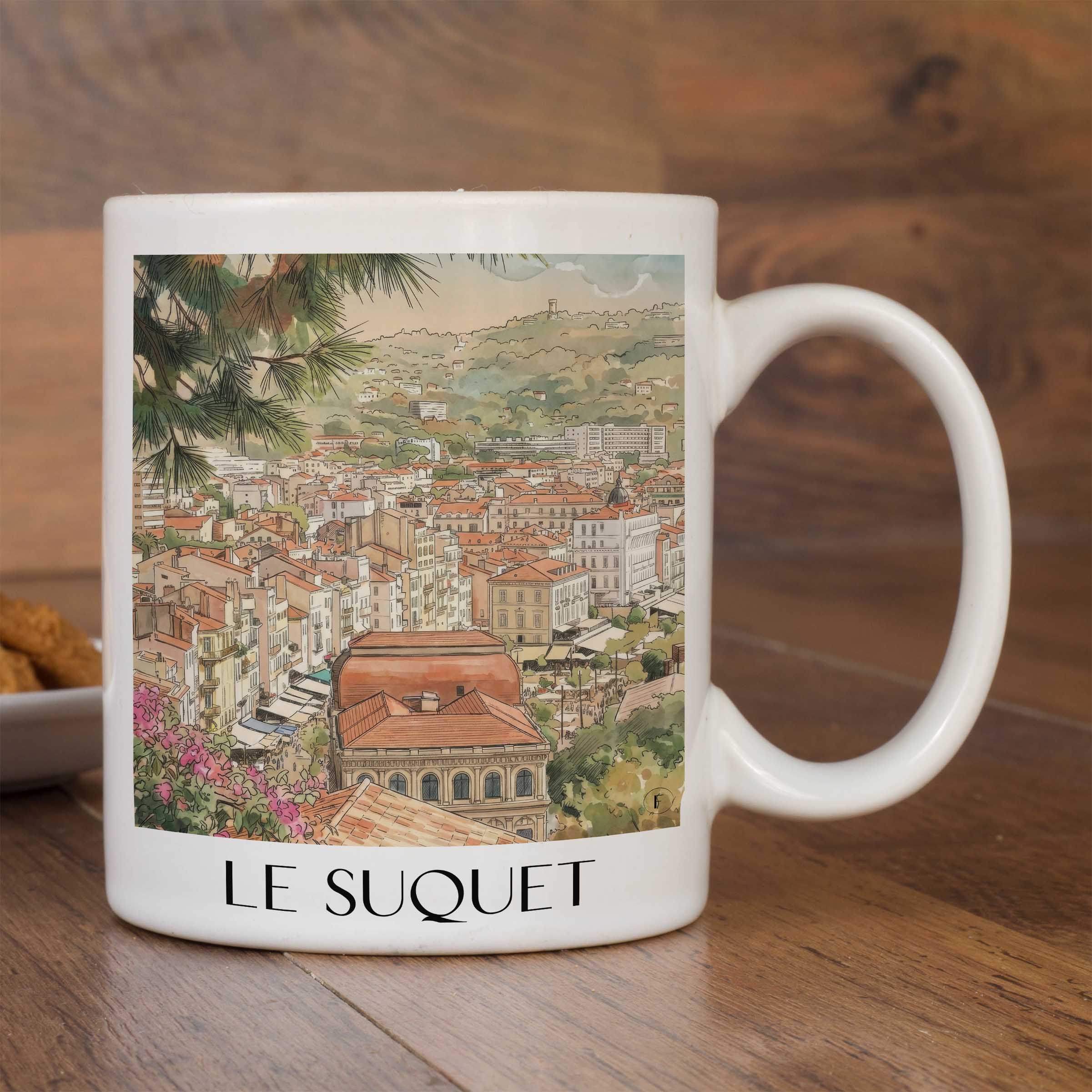 le-suquet--cannes-frankreich-kaffeebecher-aquarell