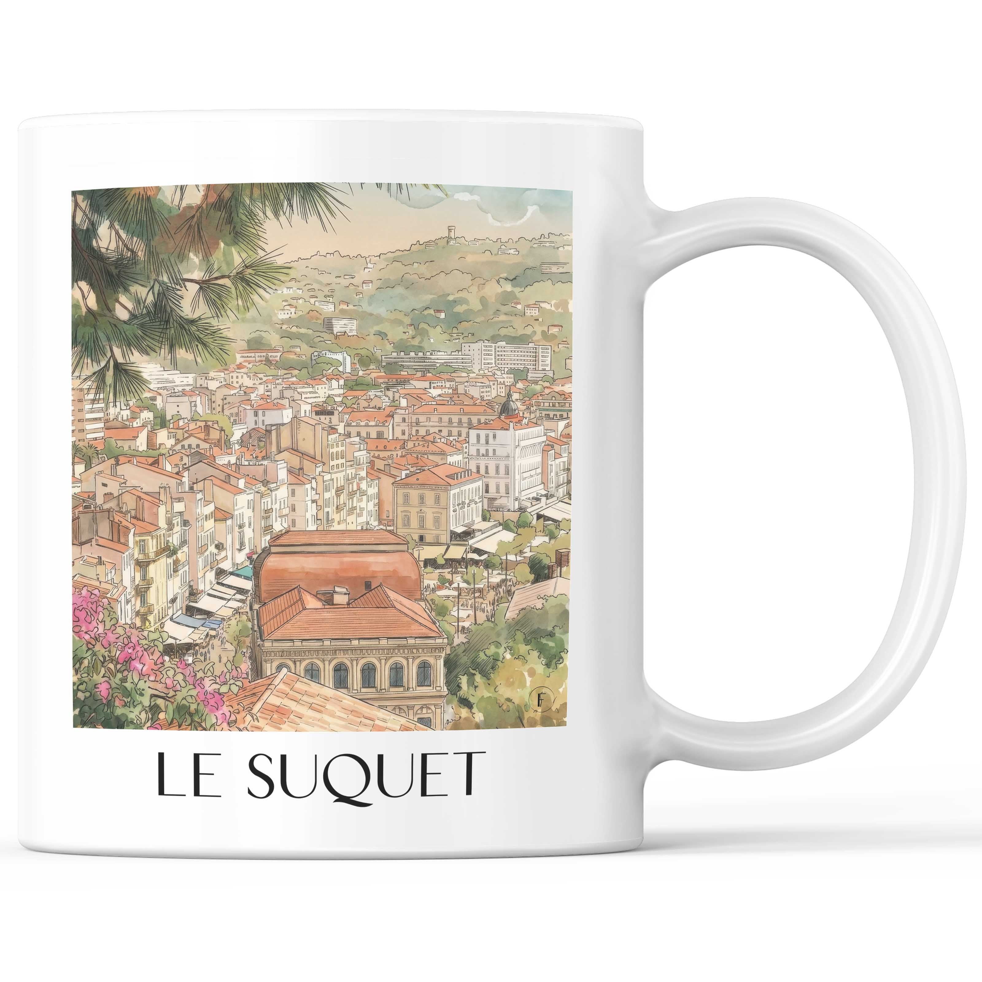le-suquet--cannes-frankreich-kaffeebecher-aquarell