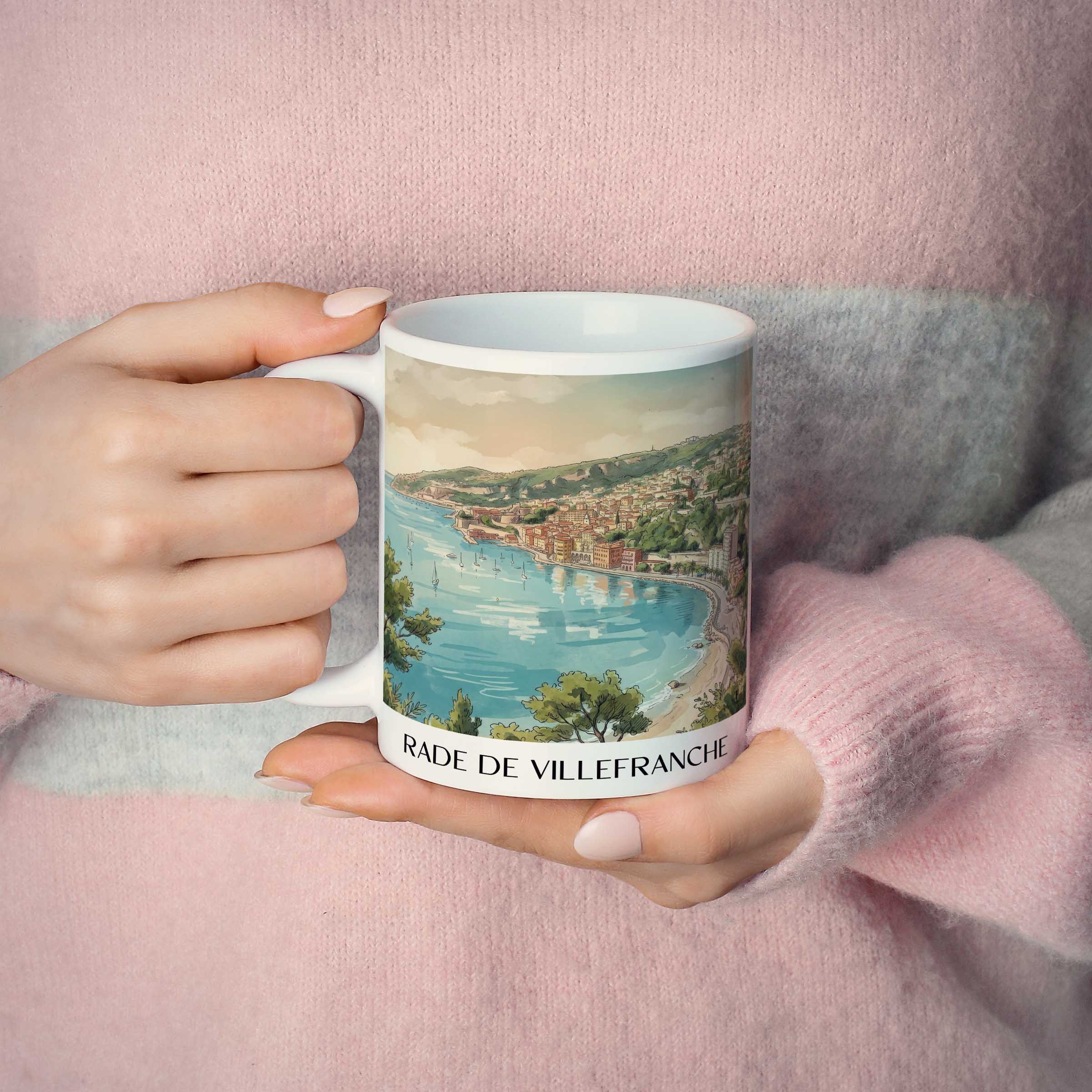 rade-de-villefranche-côte-d´azur-frankreich-kaffeebecher-aquarell