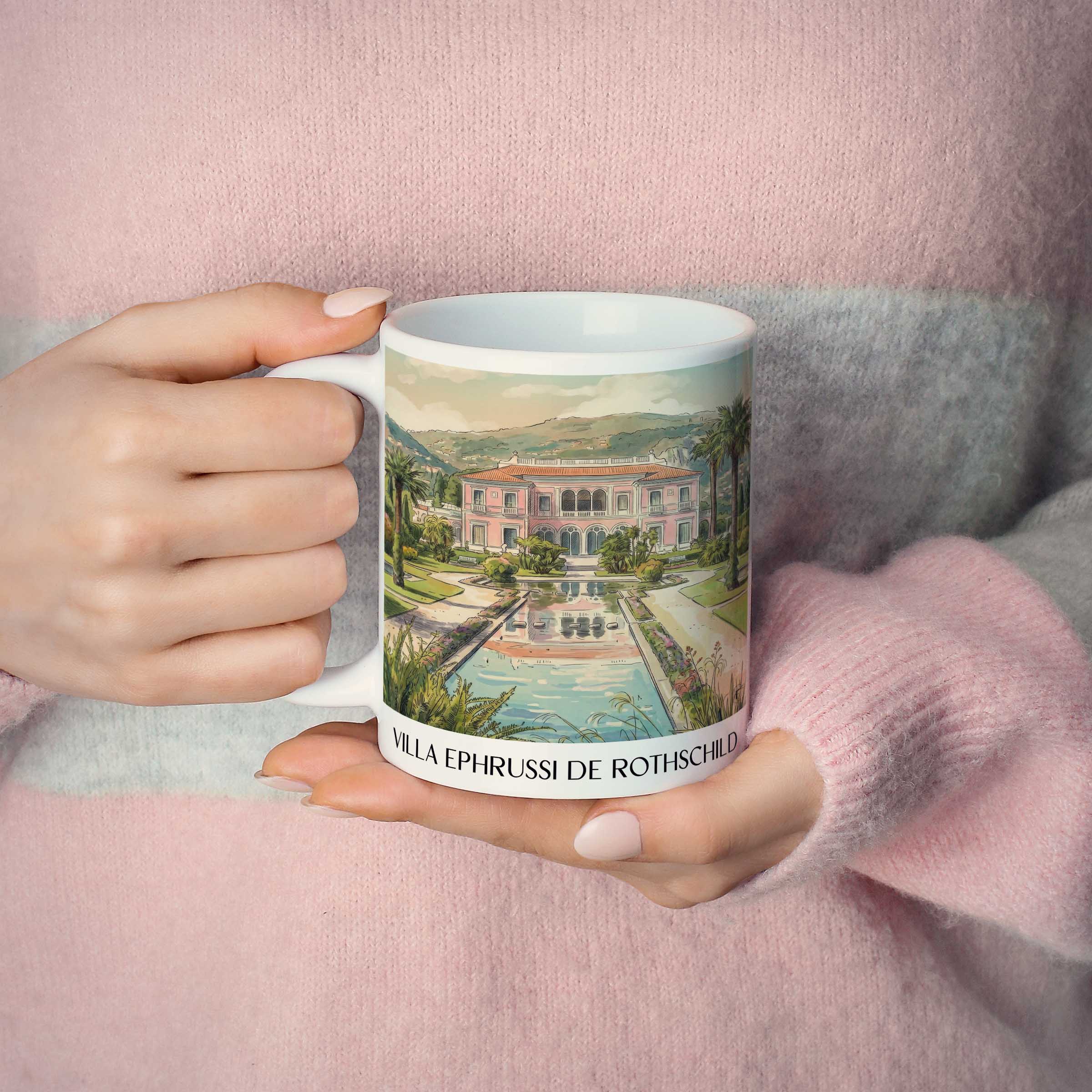 villa-ephrussi-de-rothschild-saint-jean-cap-ferrat-frankreich-kaffeebecher-aquarell