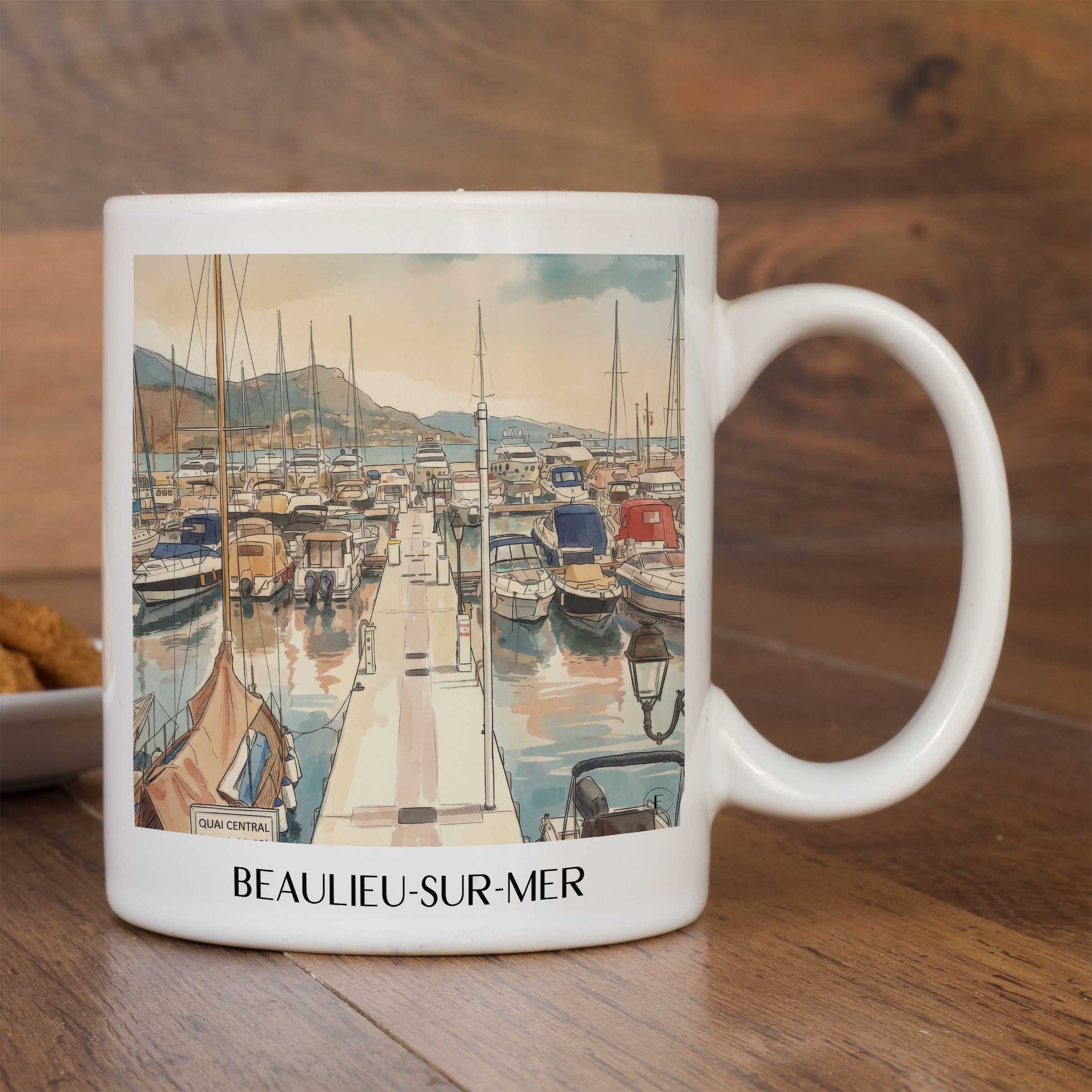 beaulieu-sur-mer-côte-d´azur-frankreich-kaffeebecher-aquarell