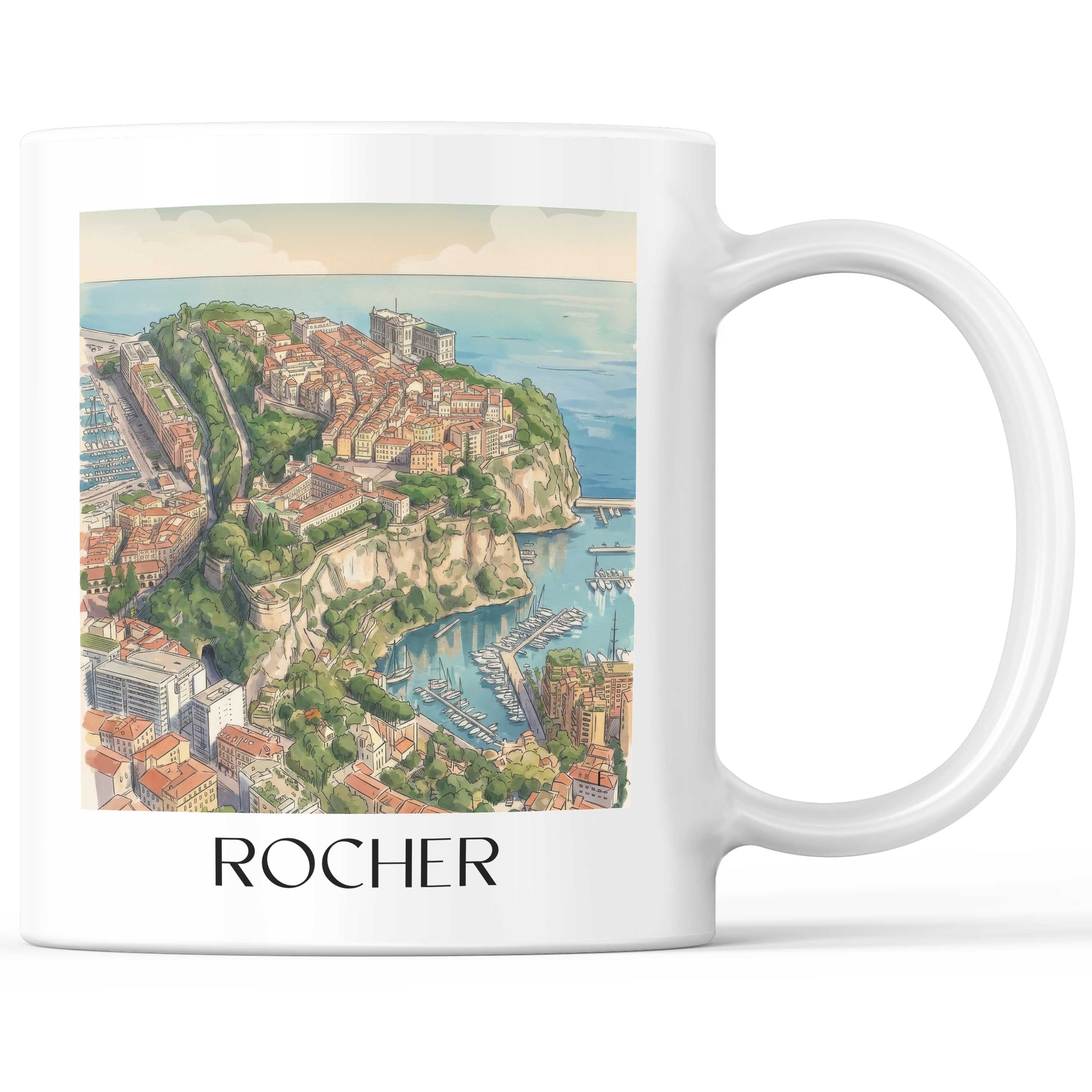 rocher-monaco-monaco-kaffeebecher-aquarell