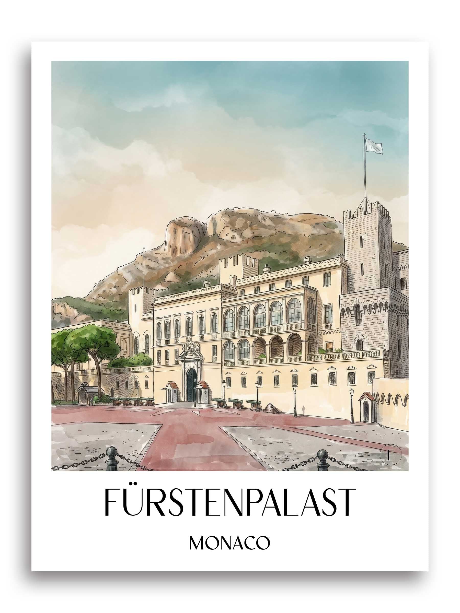 fürstenpalast-monaco-monaco-poster-aquarell