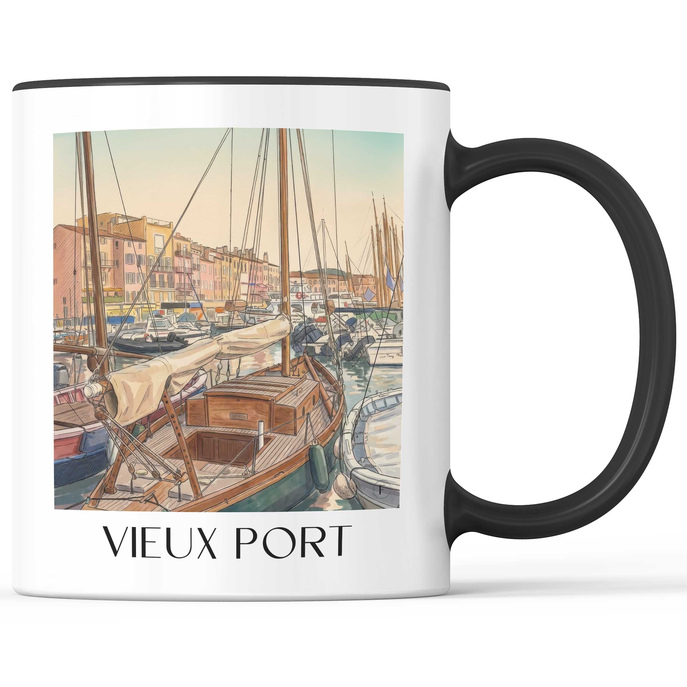vieux-port-saint-tropez-frankreich-kaffeebecher-aquarell