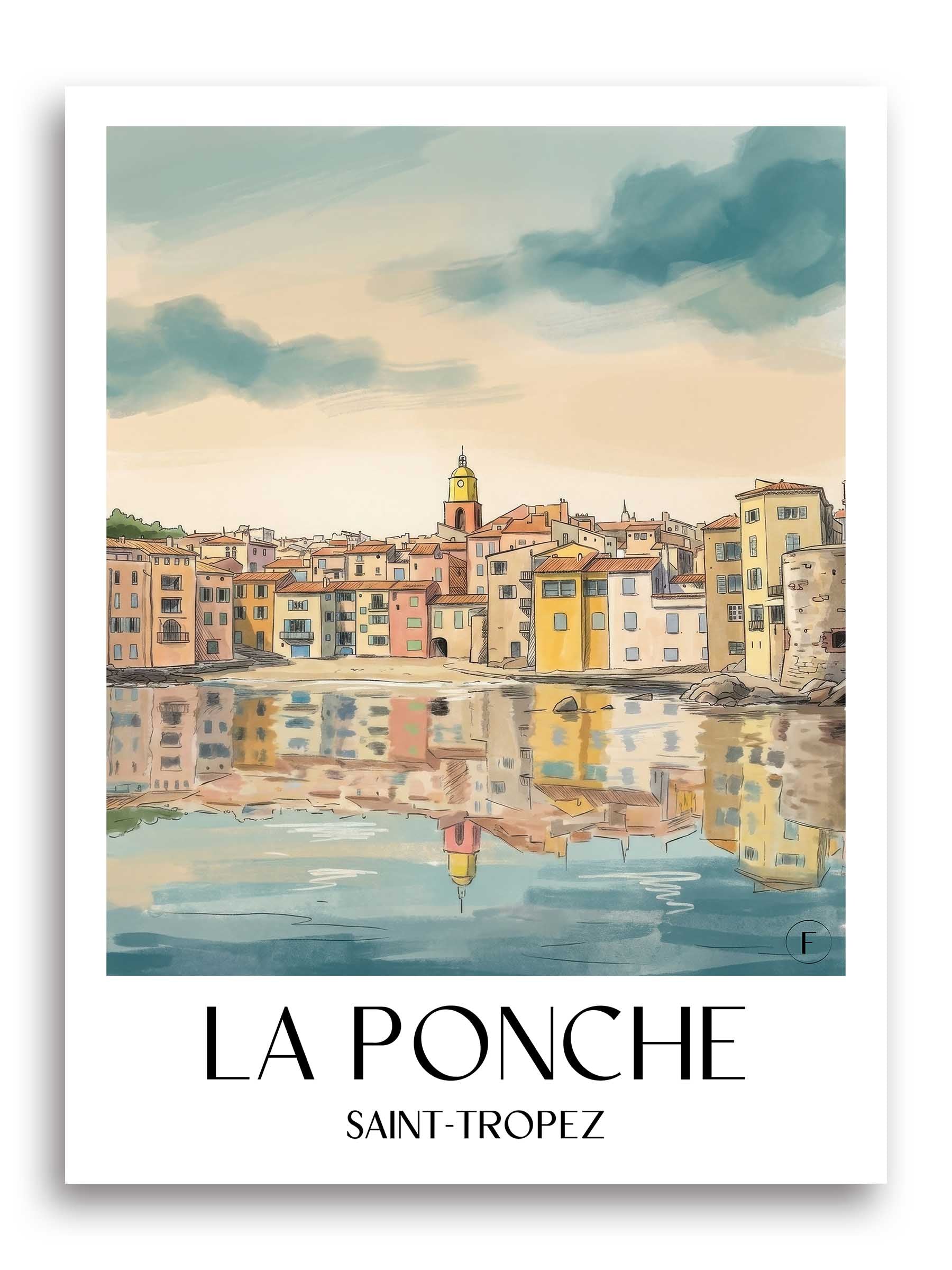 la-ponche-saint-tropez-frankreich-poster-aquarell