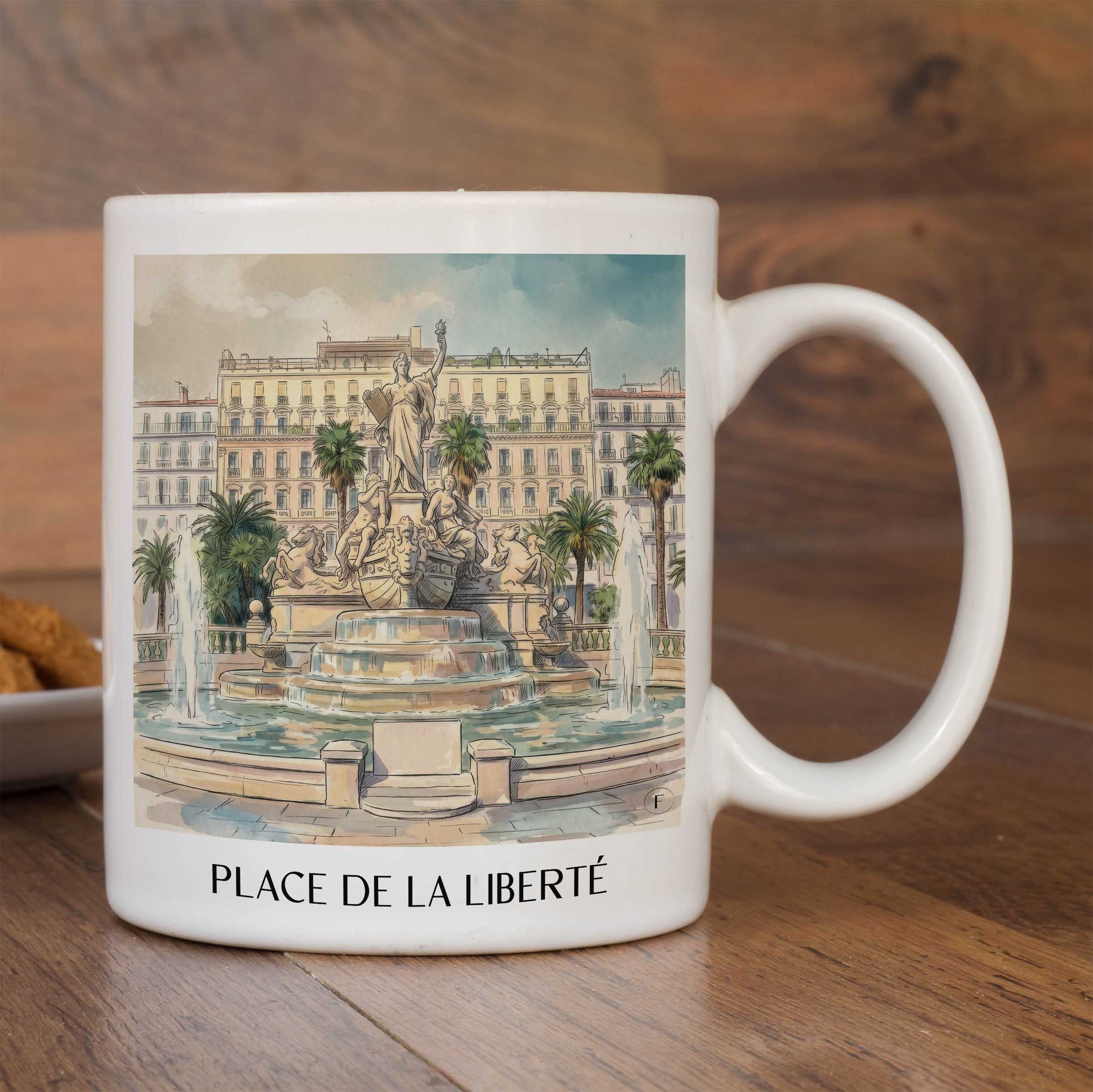 place-de-la-liberté-toulon-frankreich-kaffeebecher-aquarell