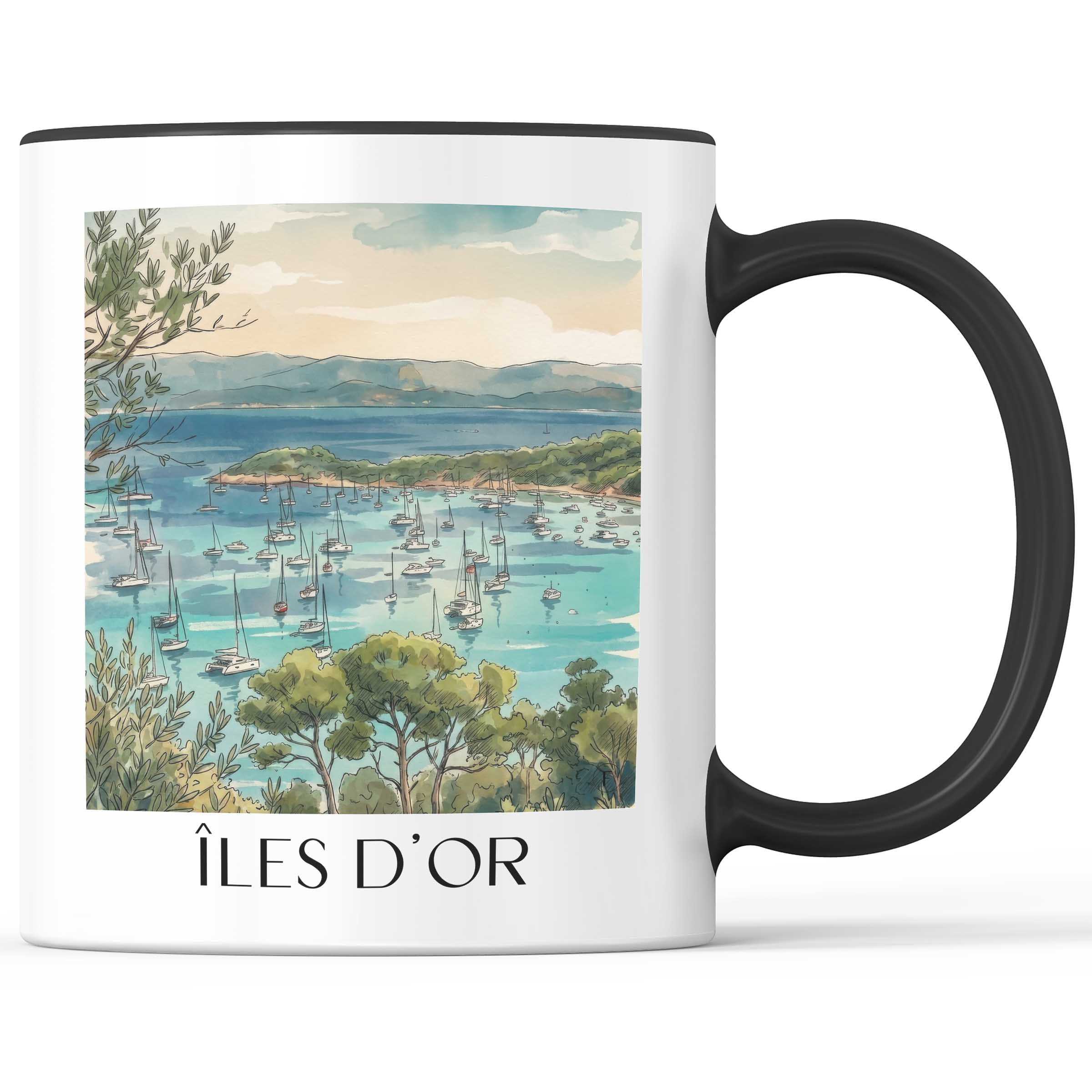 îles-d'or-hyères-frankreich-kaffeebecher-aquarell