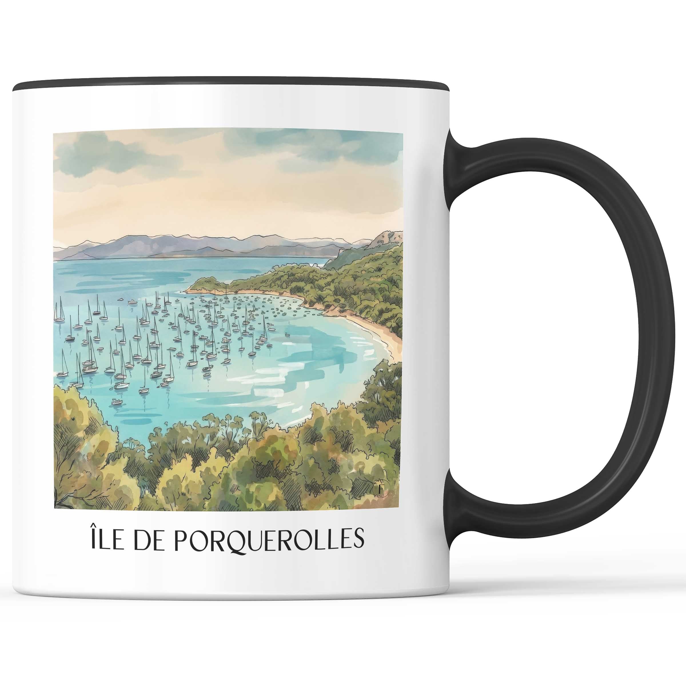 île-de-porquerolles-côte-d´azur-frankreich-kaffeebecher-aquarell