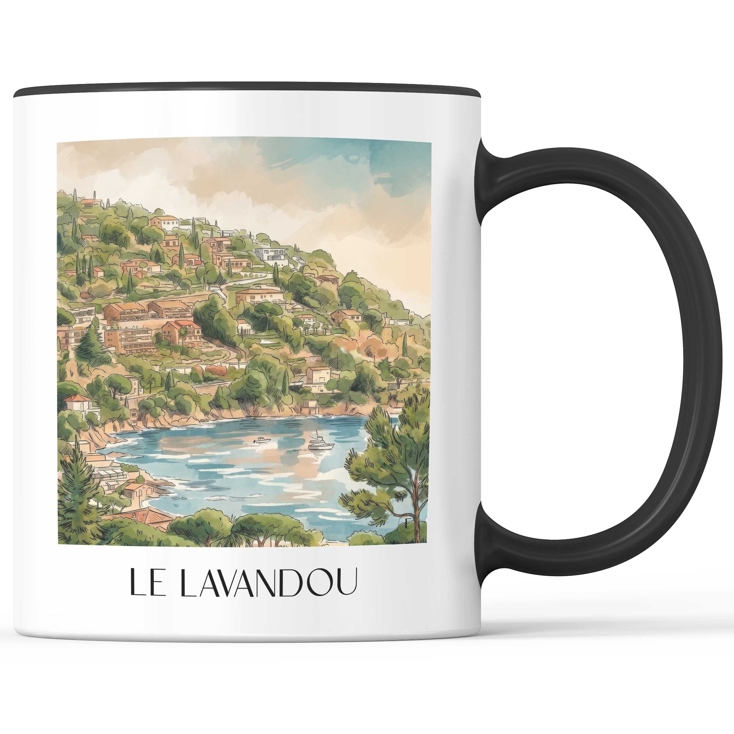 le-lavandou-côte-des-maures-frankreich-kaffeebecher-aquarell