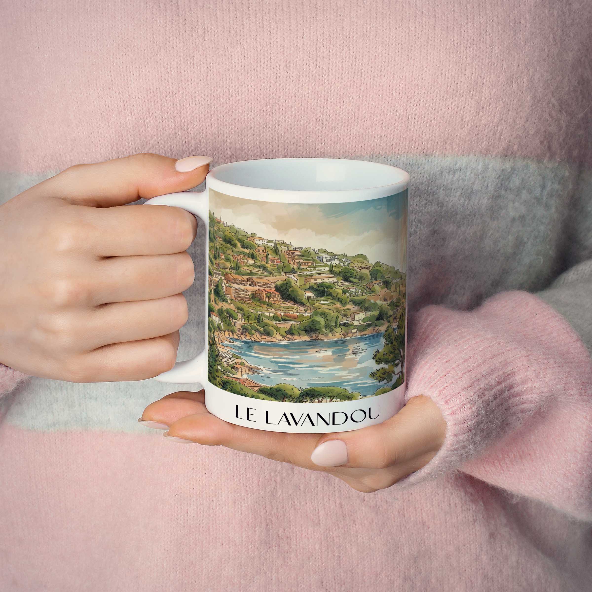 le-lavandou-côte-des-maures-frankreich-kaffeebecher-aquarell