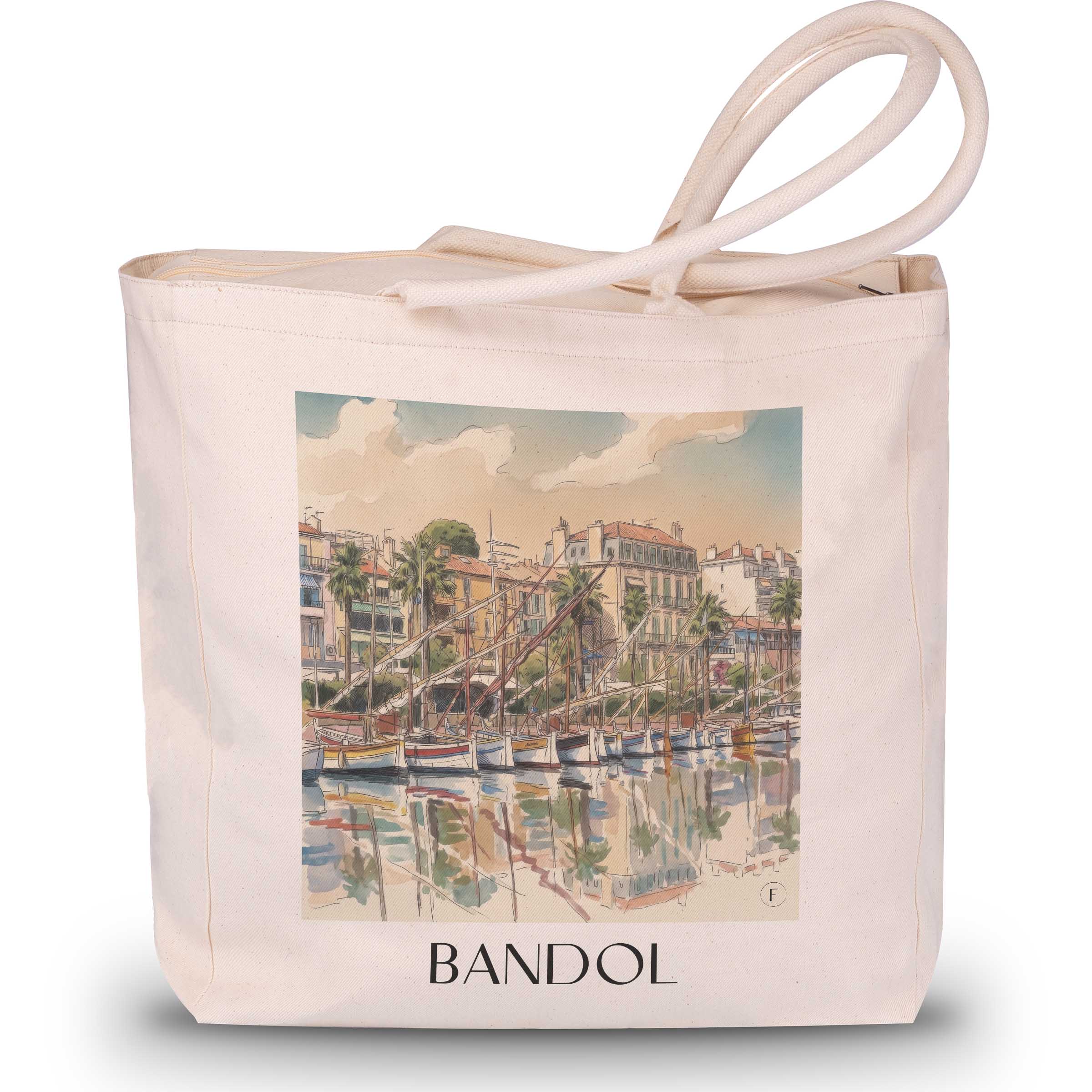 bandol-côte-provençale-frankreich-einkaufstasche-aquarell