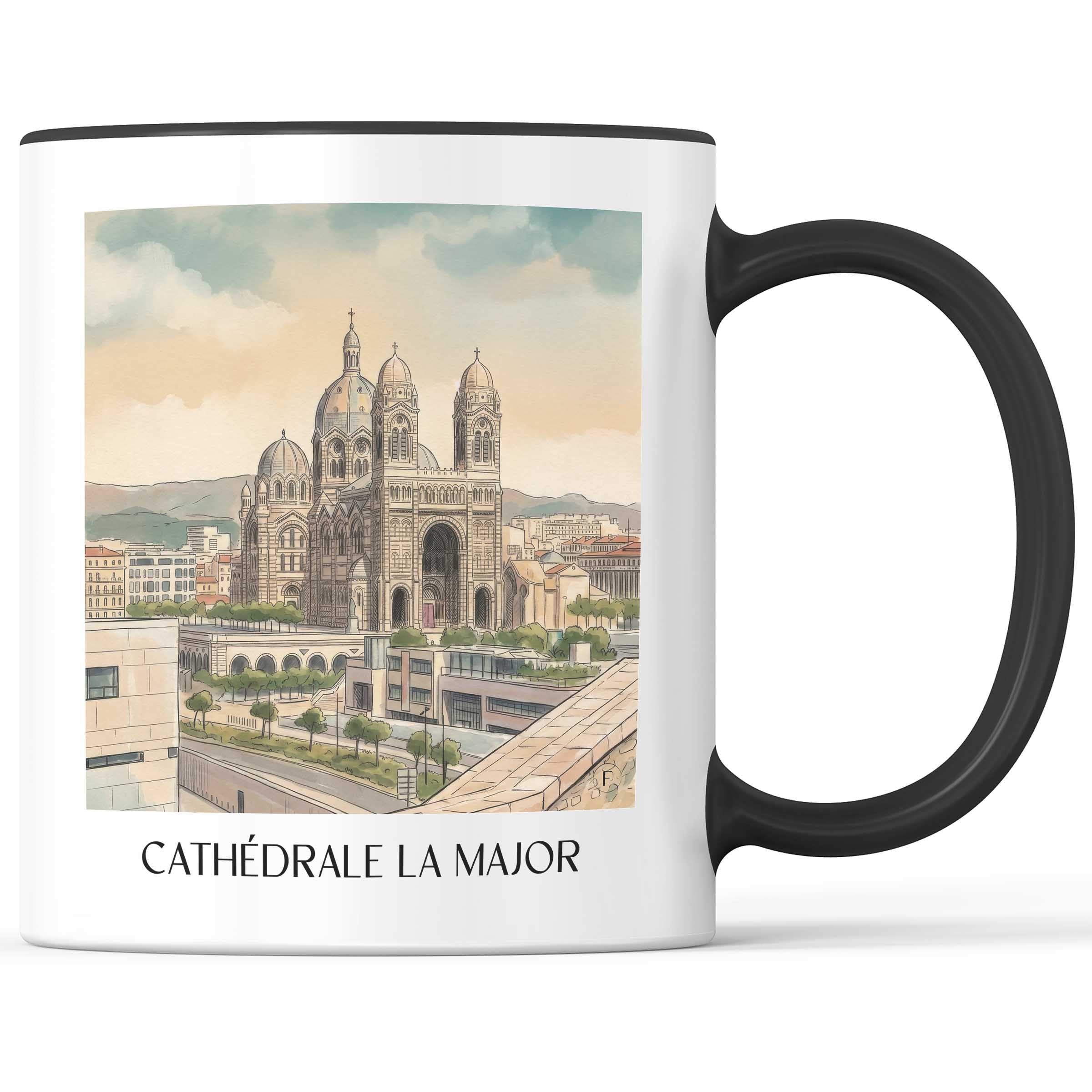 cathédrale-la-major-marseille-frankreich-kaffeebecher-aquarell