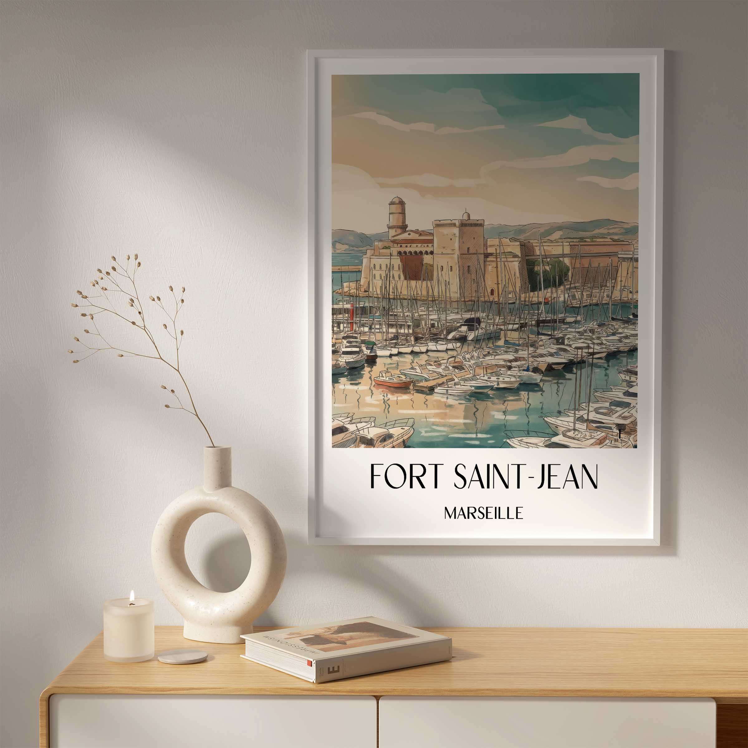 fort-saint-jean-marseille-frankreich-poster-aquarell