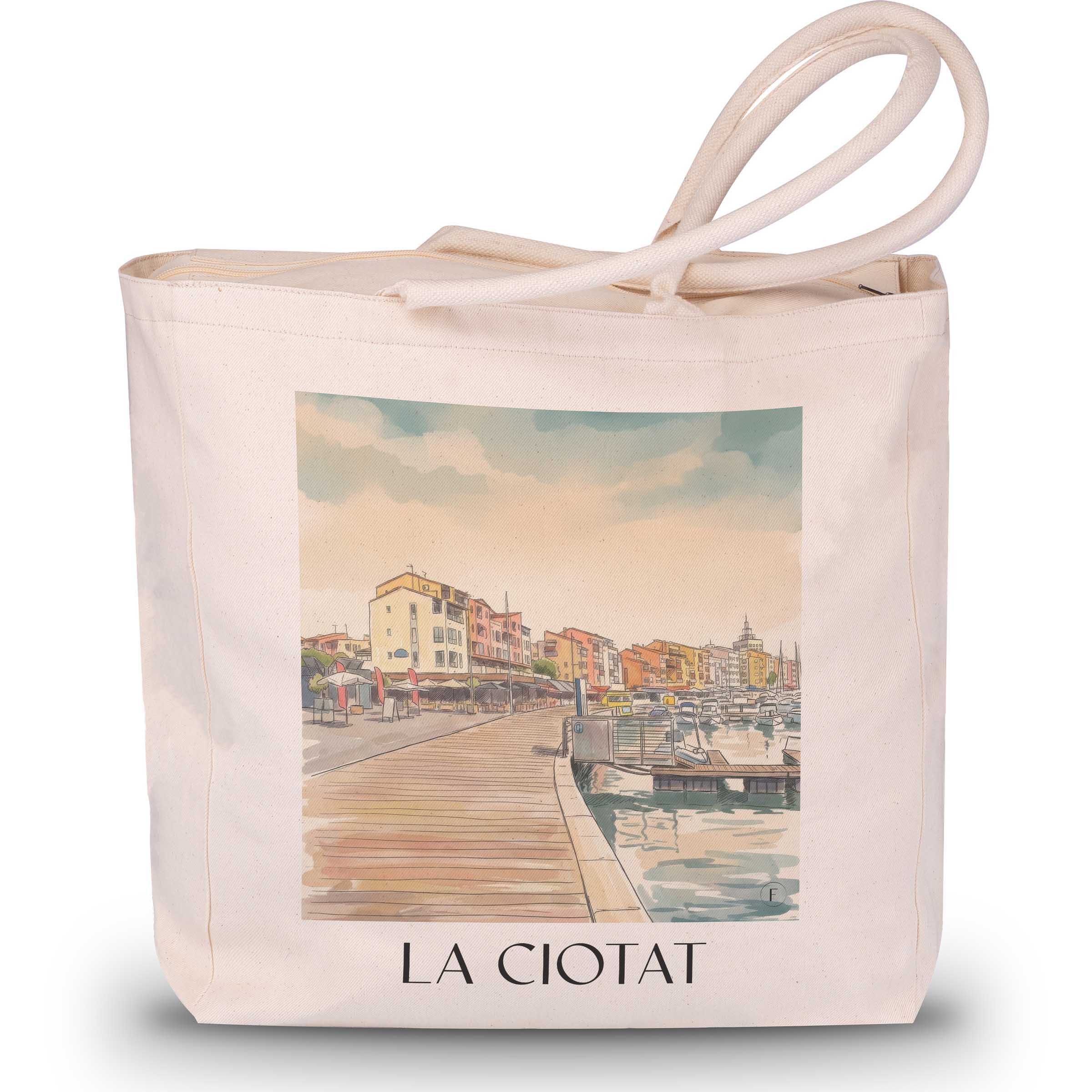 la-ciotat-provence-frankreich-einkaufstasche-aquarell