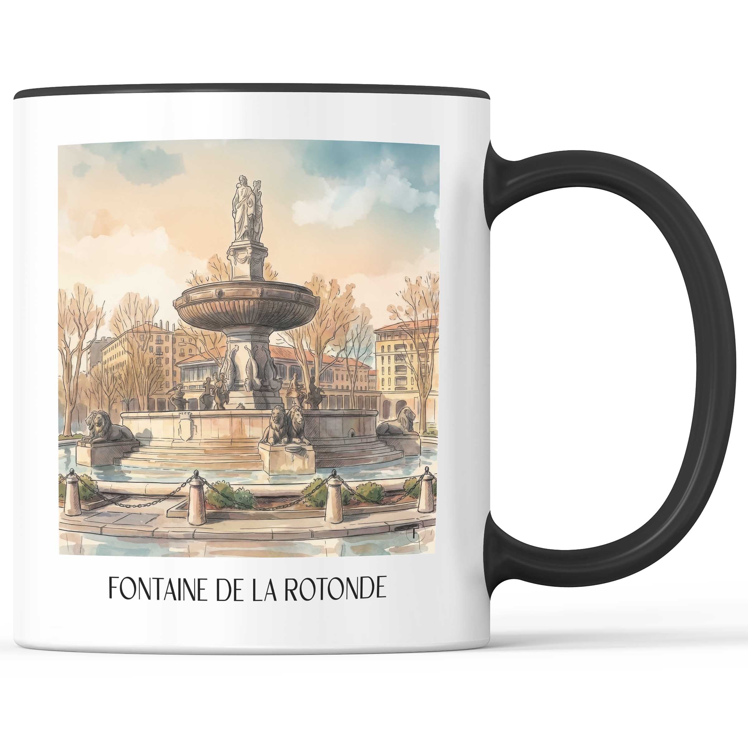 fontaine-de-la-rotonde-aix-en-provence-frankreich-kaffeebecher-aquarell