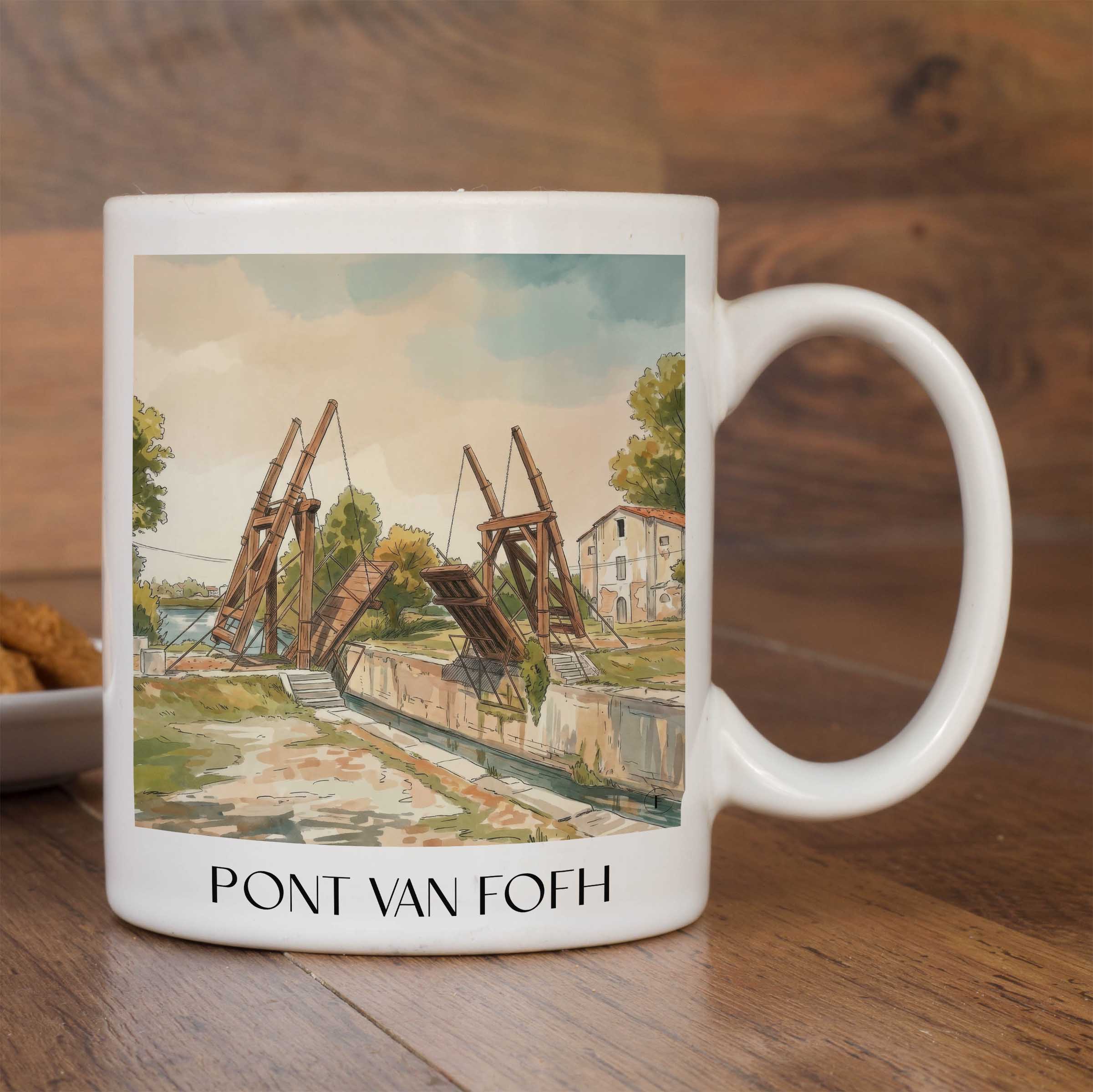 pont-van-gogh-arles-frankreich-kaffeebecher-aquarell