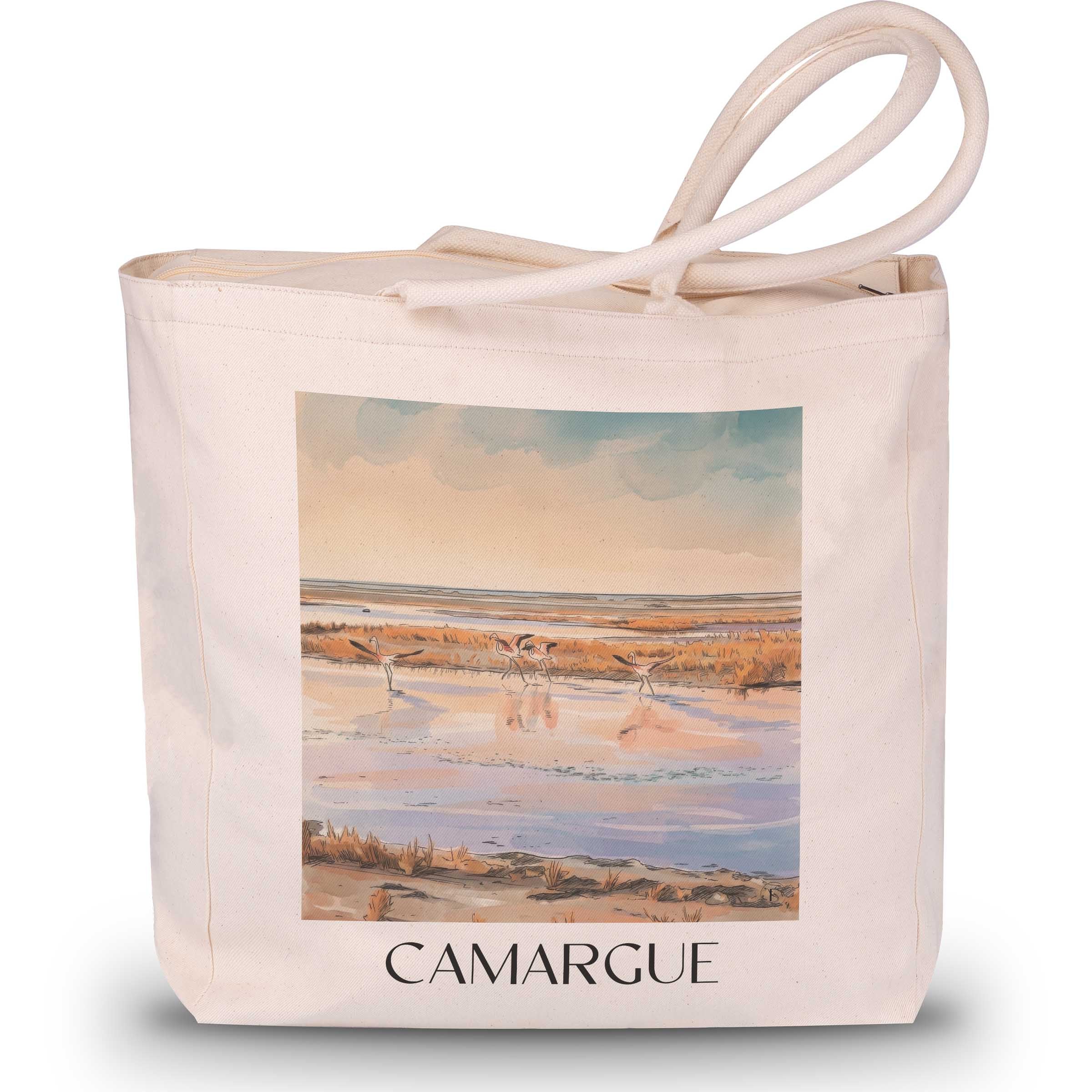 camargue-provence-frankreich-einkaufstasche-aquarell