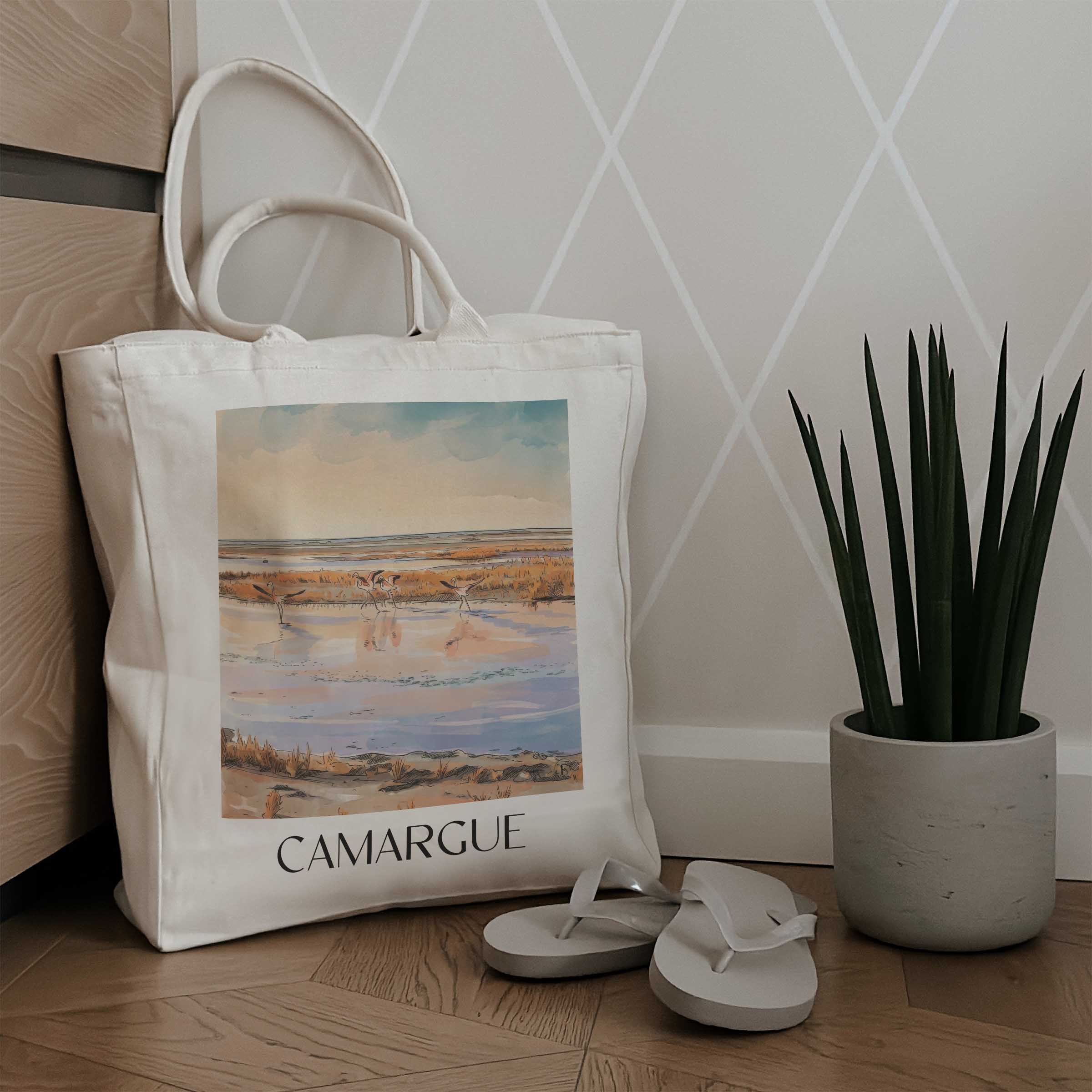 camargue-provence-frankreich-einkaufstasche-aquarell