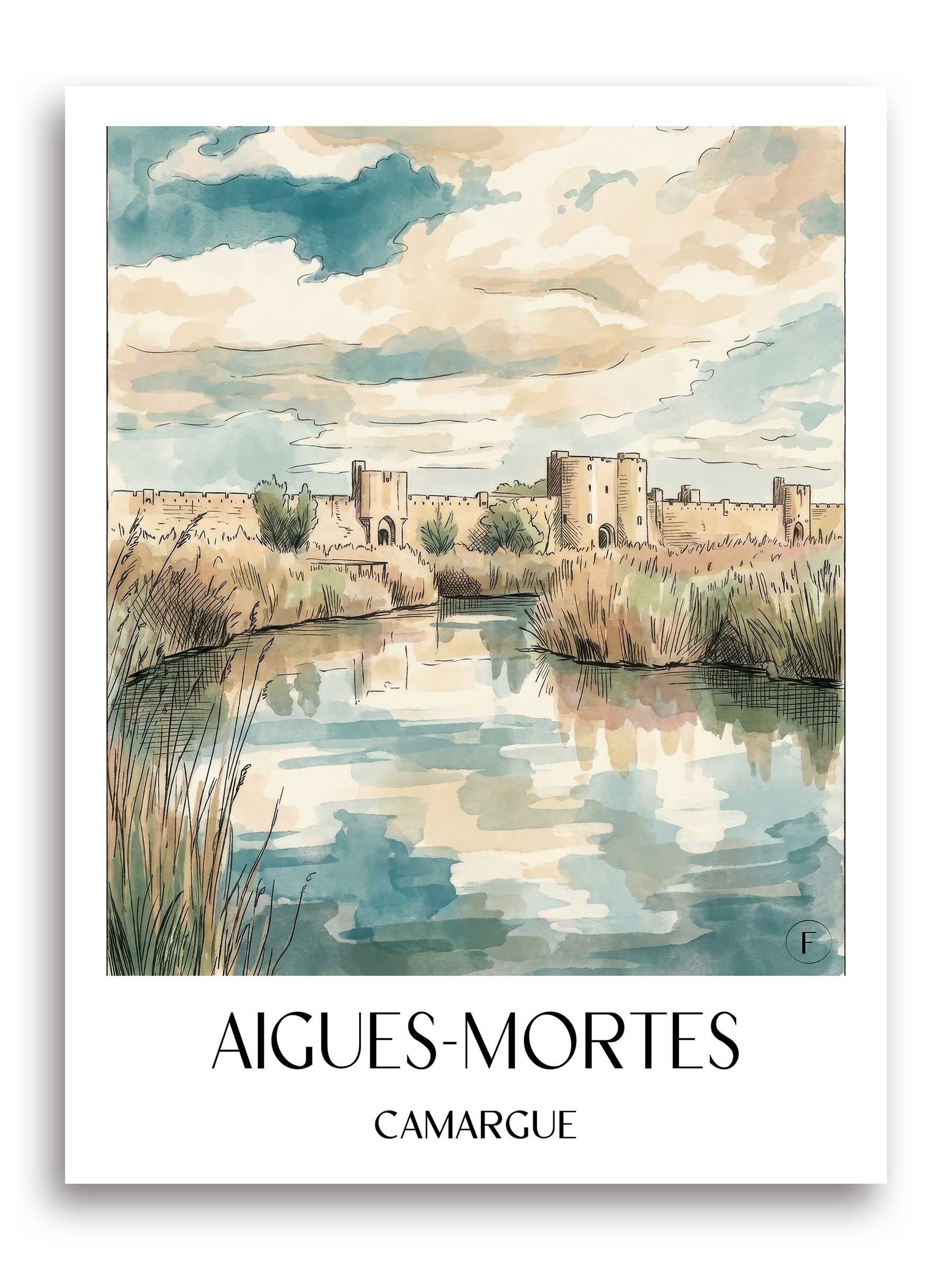 aigues-mortes-camargue-frankreich-poster-aquarell