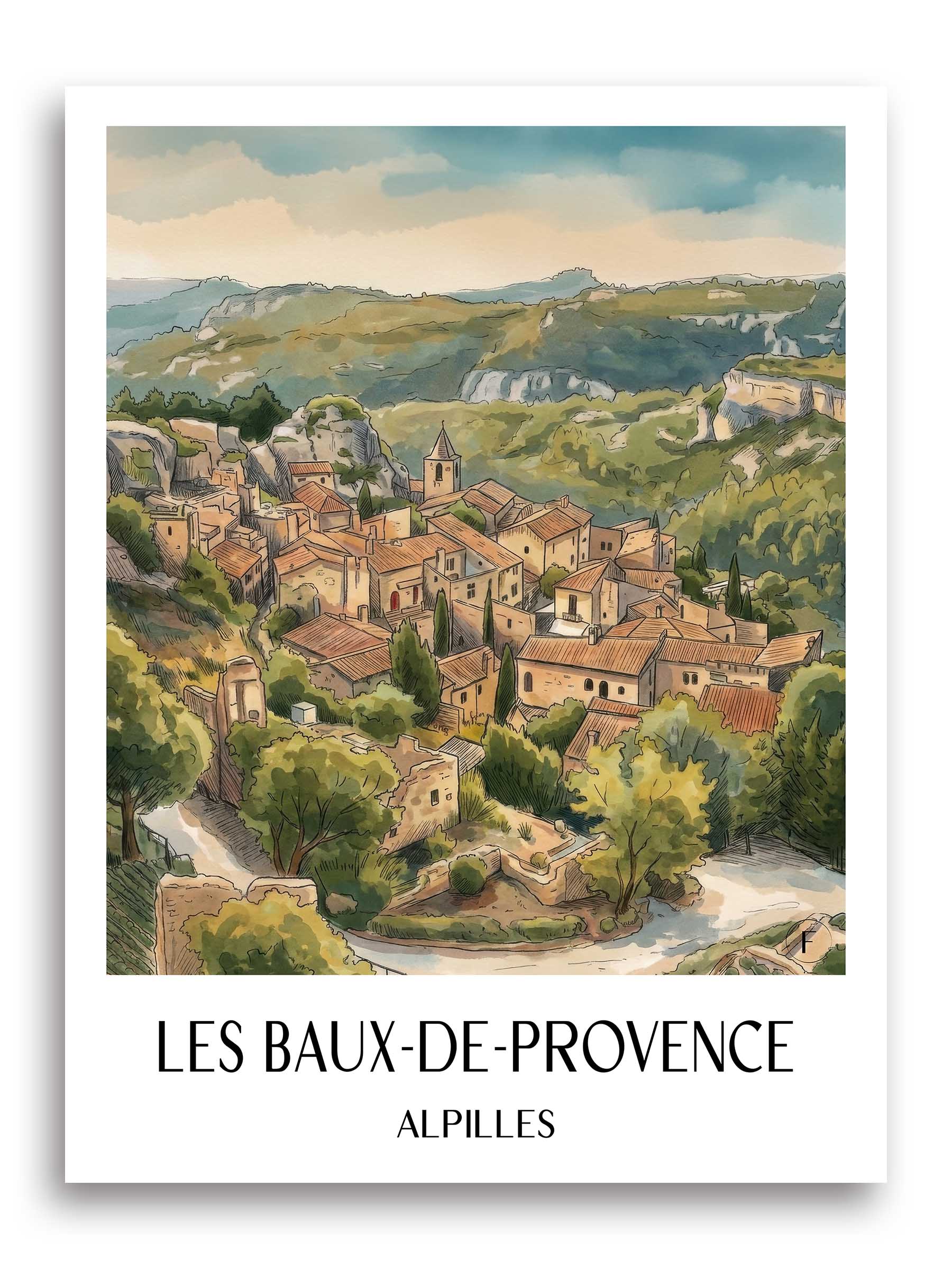 les-baux-de-provence-alpilles-frankreich-poster-aquarell