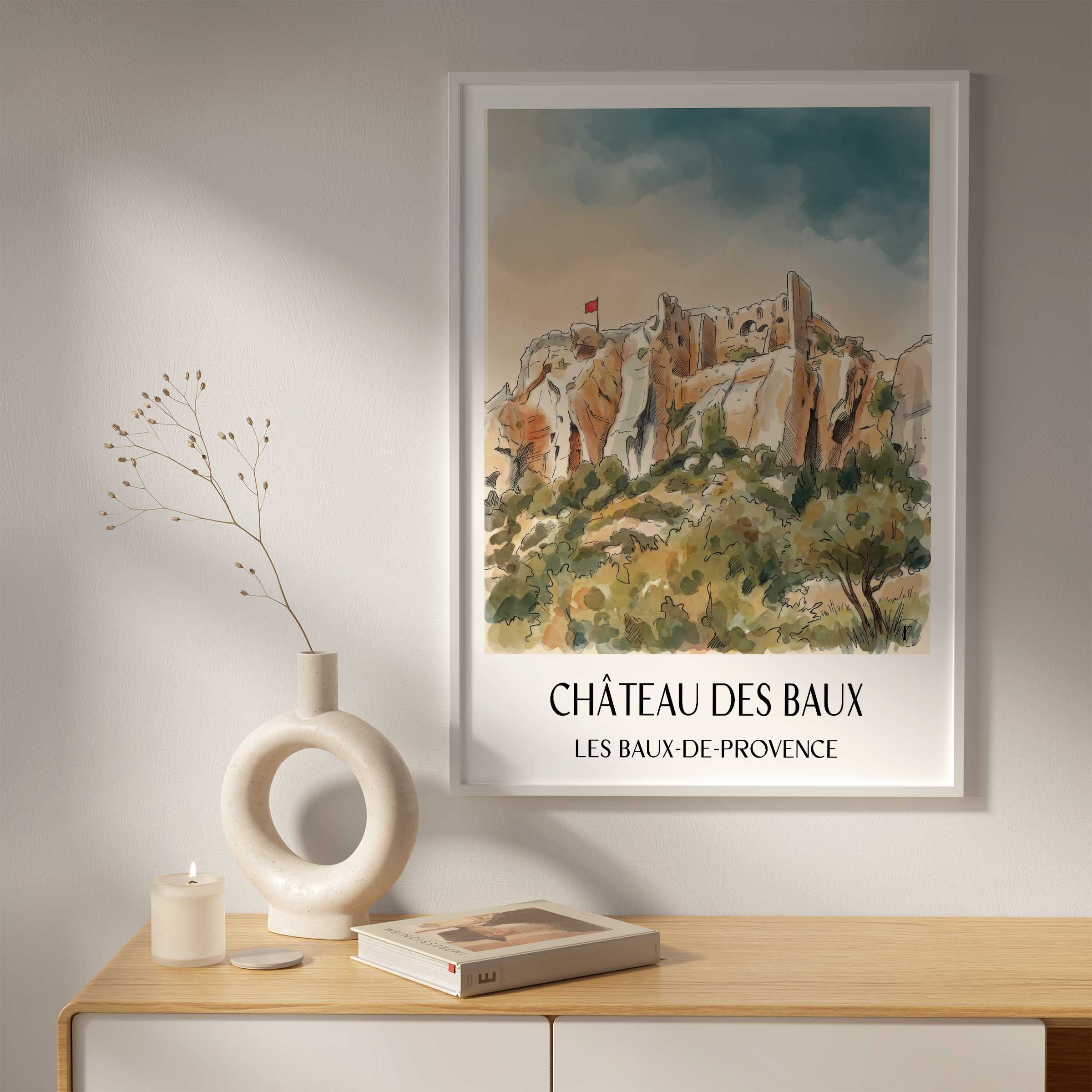 château-des-baux-les-baux-de-provence-frankreich-poster-aquarell