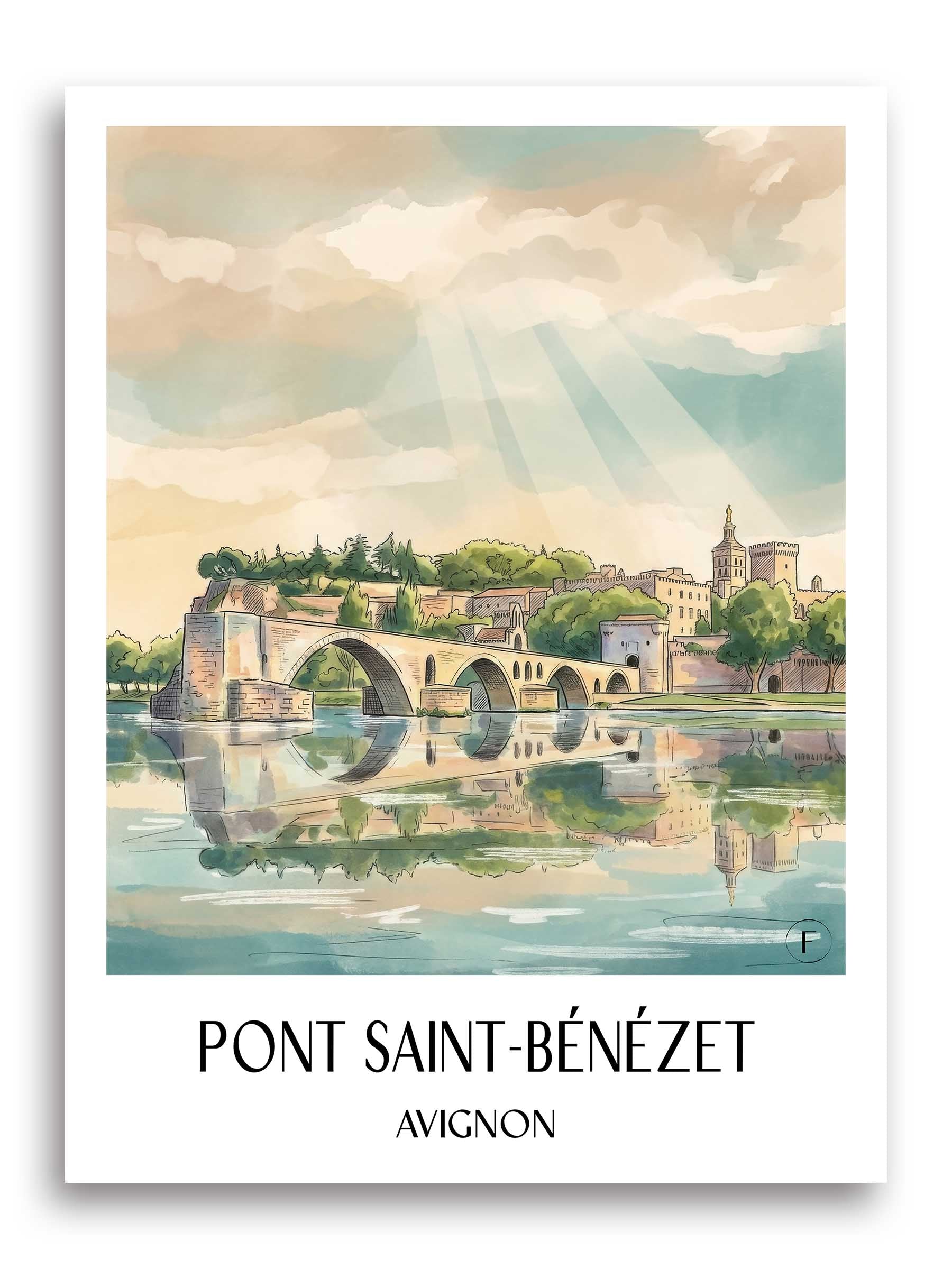 pont-saint-bénézet-avignon-frankreich-poster-aquarell