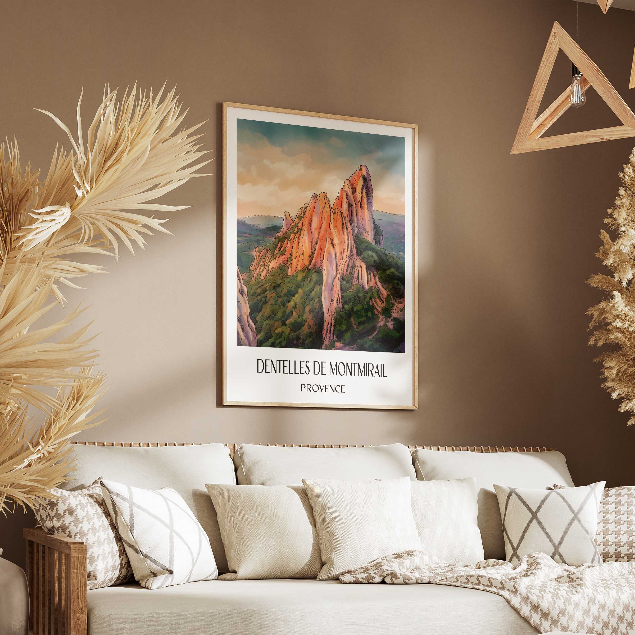 dentelles-de-montmirail-provence-frankreich-poster-aquarell