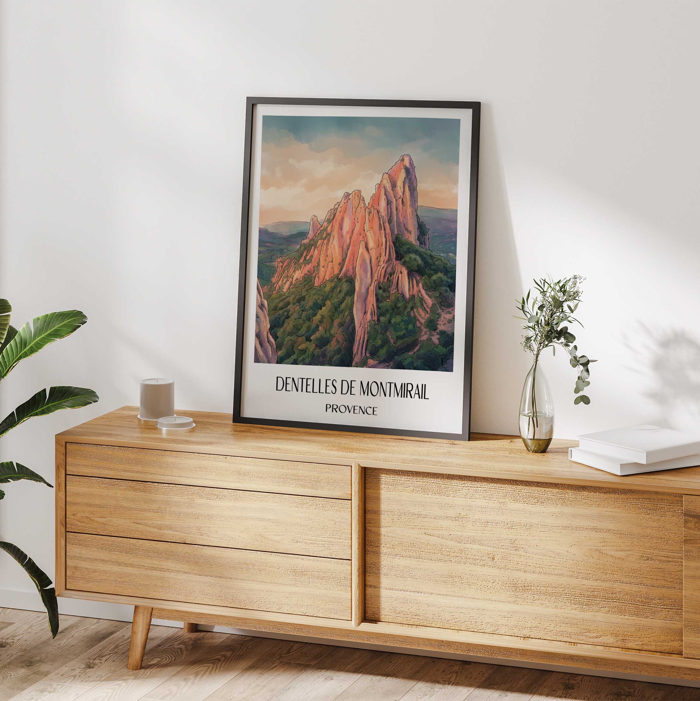 dentelles-de-montmirail-provence-frankreich-poster-aquarell