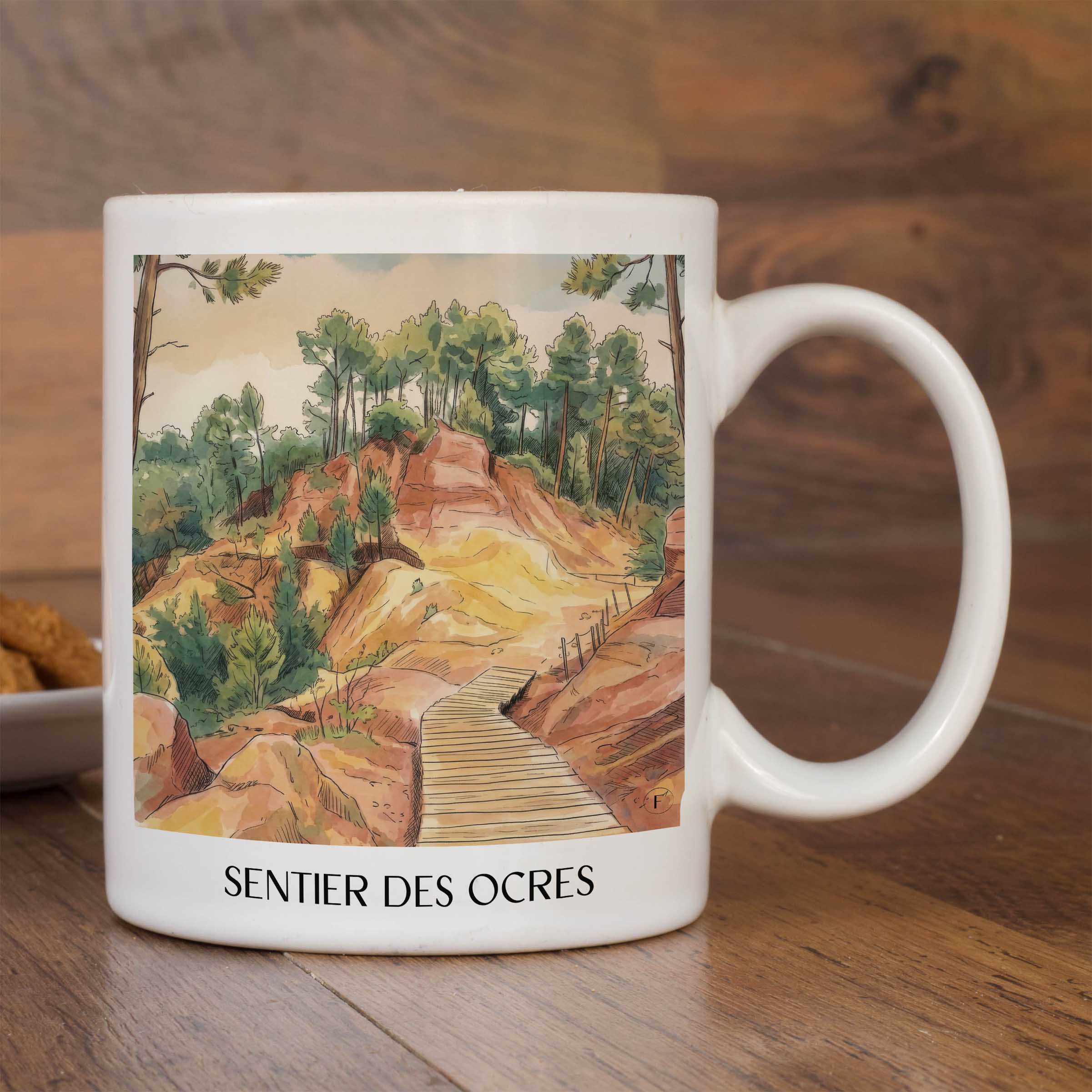 sentier-des-ocres-roussilon-frankreich-kaffeebecher-aquarell