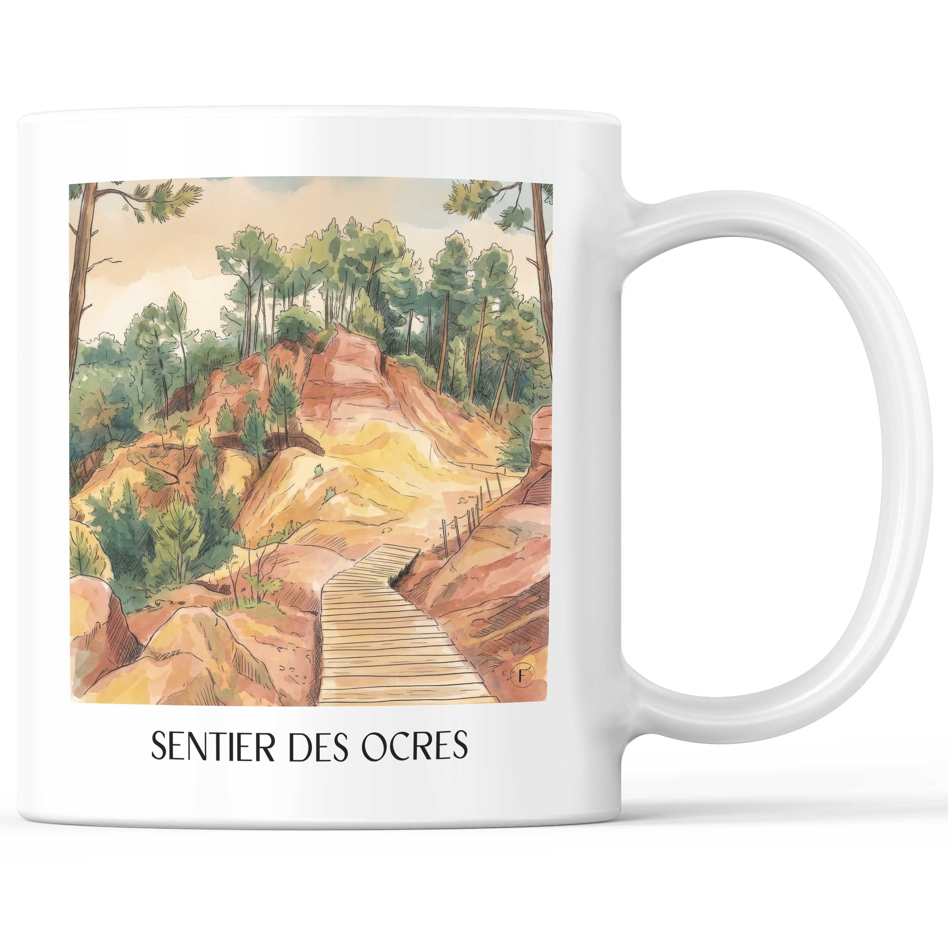 sentier-des-ocres-roussilon-frankreich-kaffeebecher-aquarell
