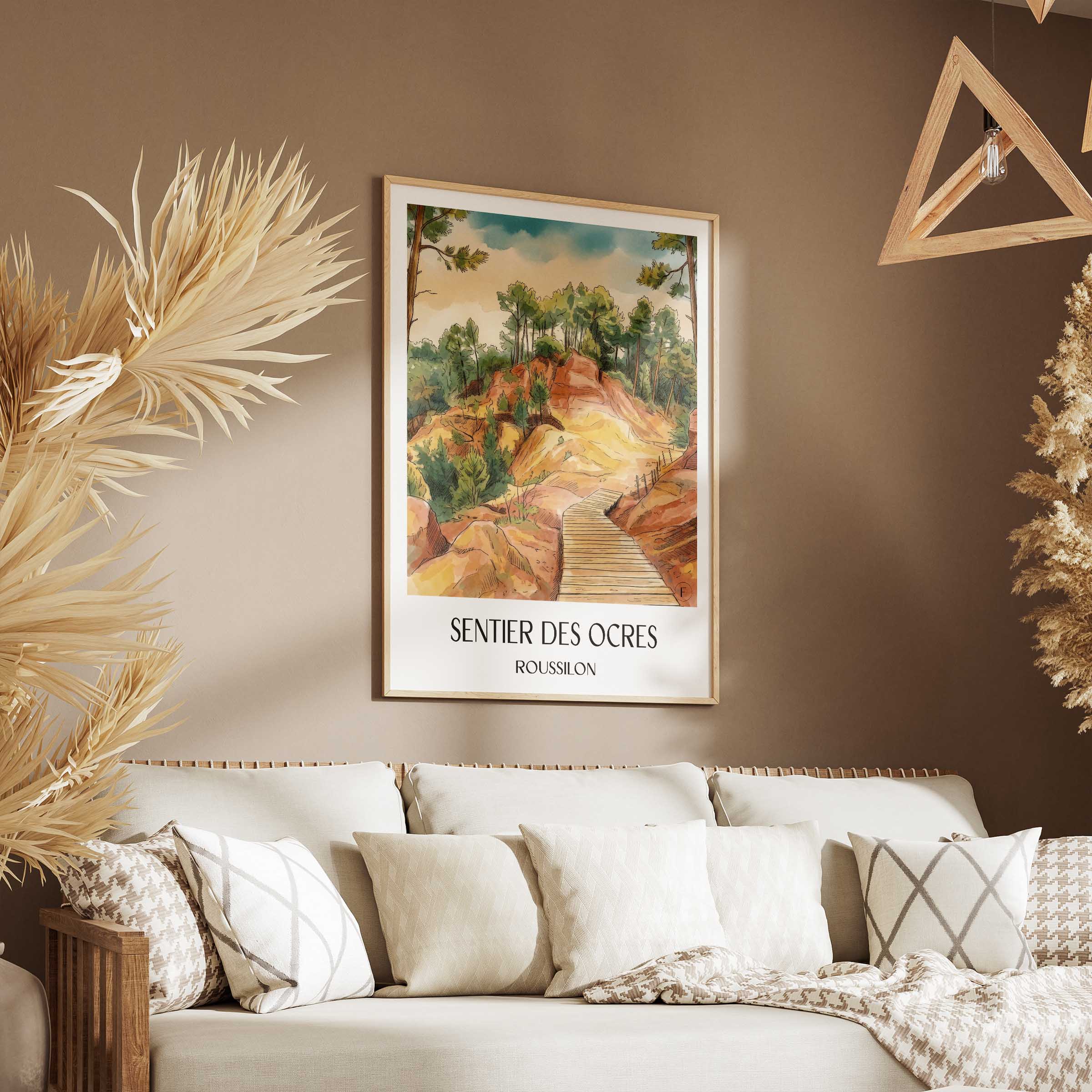 sentier-des-ocres-roussilon-frankreich-poster-aquarell