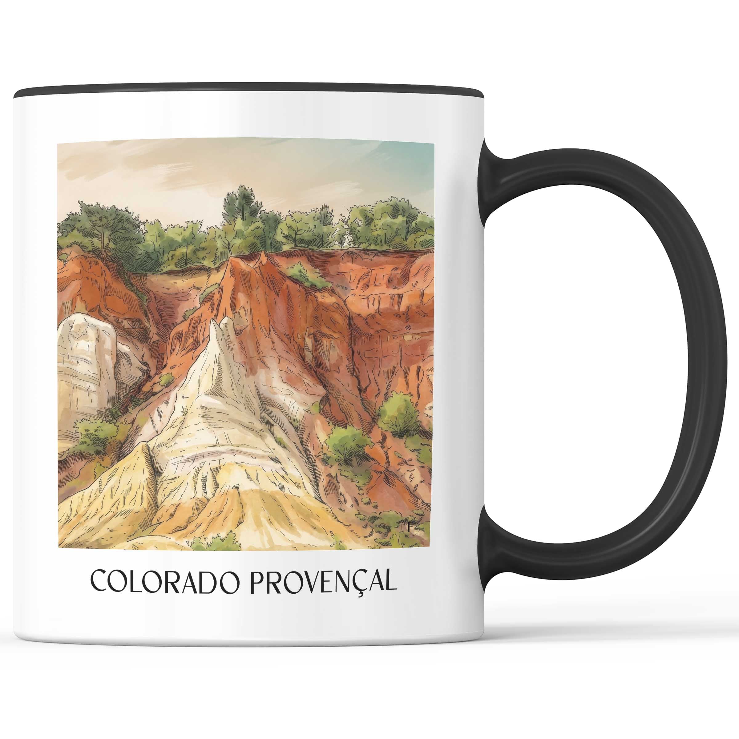 colorado-provençal-rustrel-frankreich-kaffeebecher-aquarell