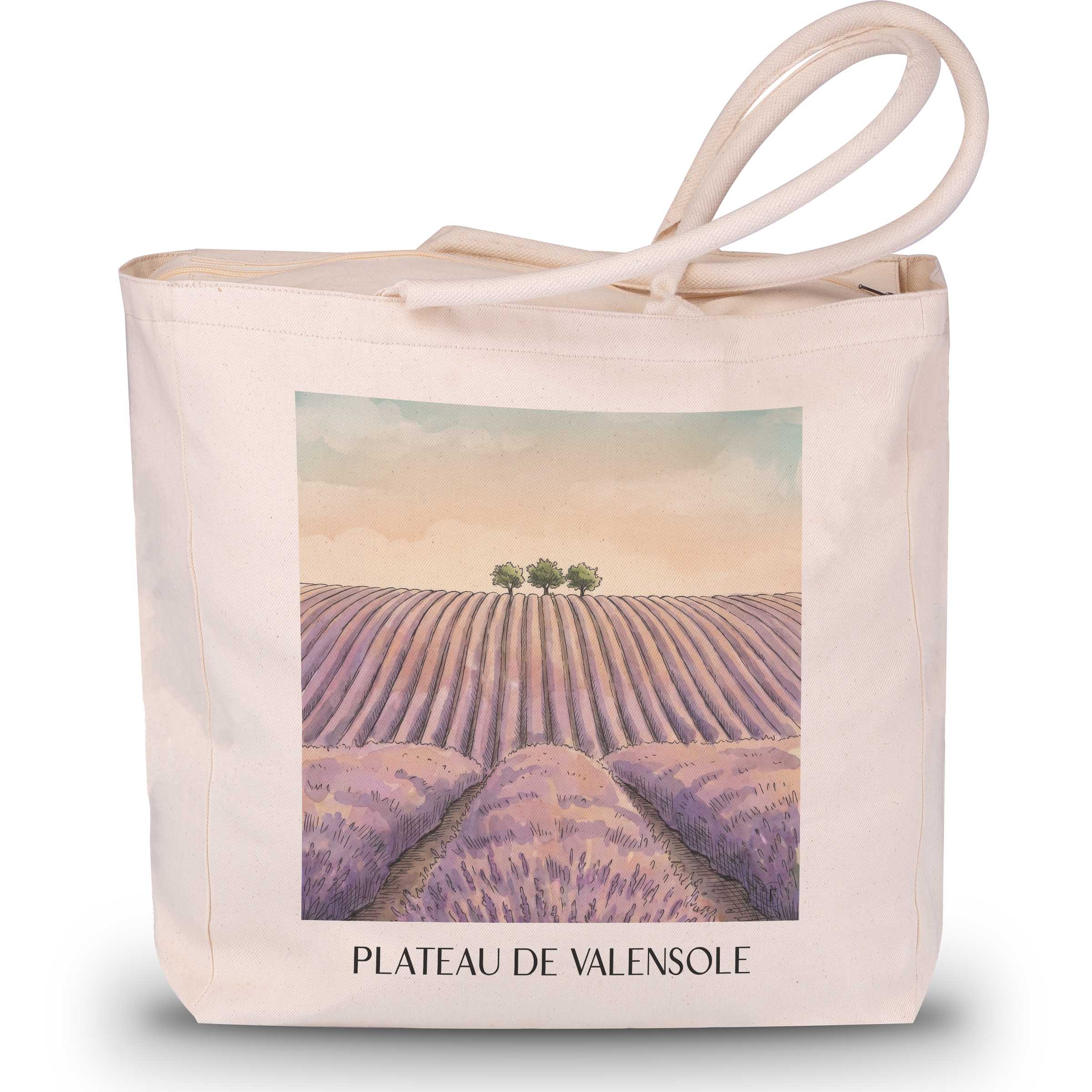 plateau-de-valensole-provence-frankreich-einkaufstasche-aquarell