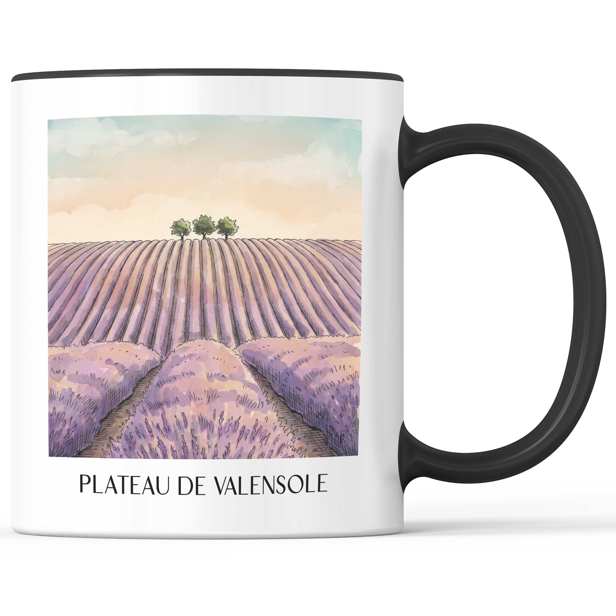 plateau-de-valensole-provence-frankreich-kaffeebecher-aquarell