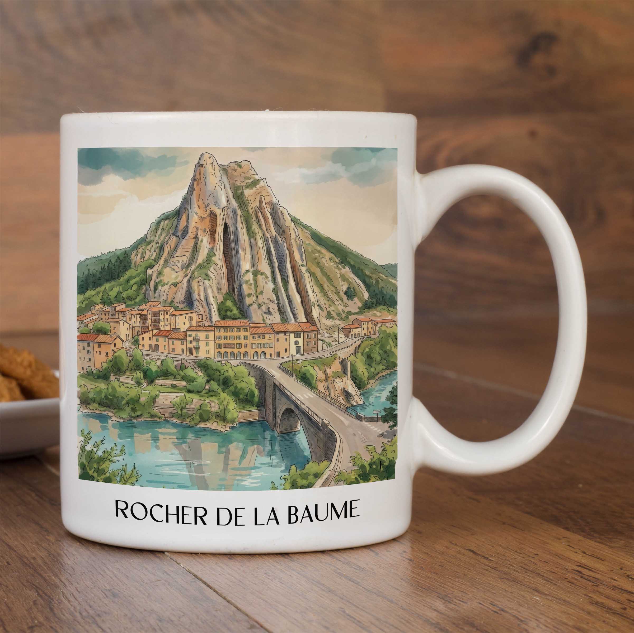 rocher-de-la-baume-sisteron-frankreich-kaffeebecher-aquarell