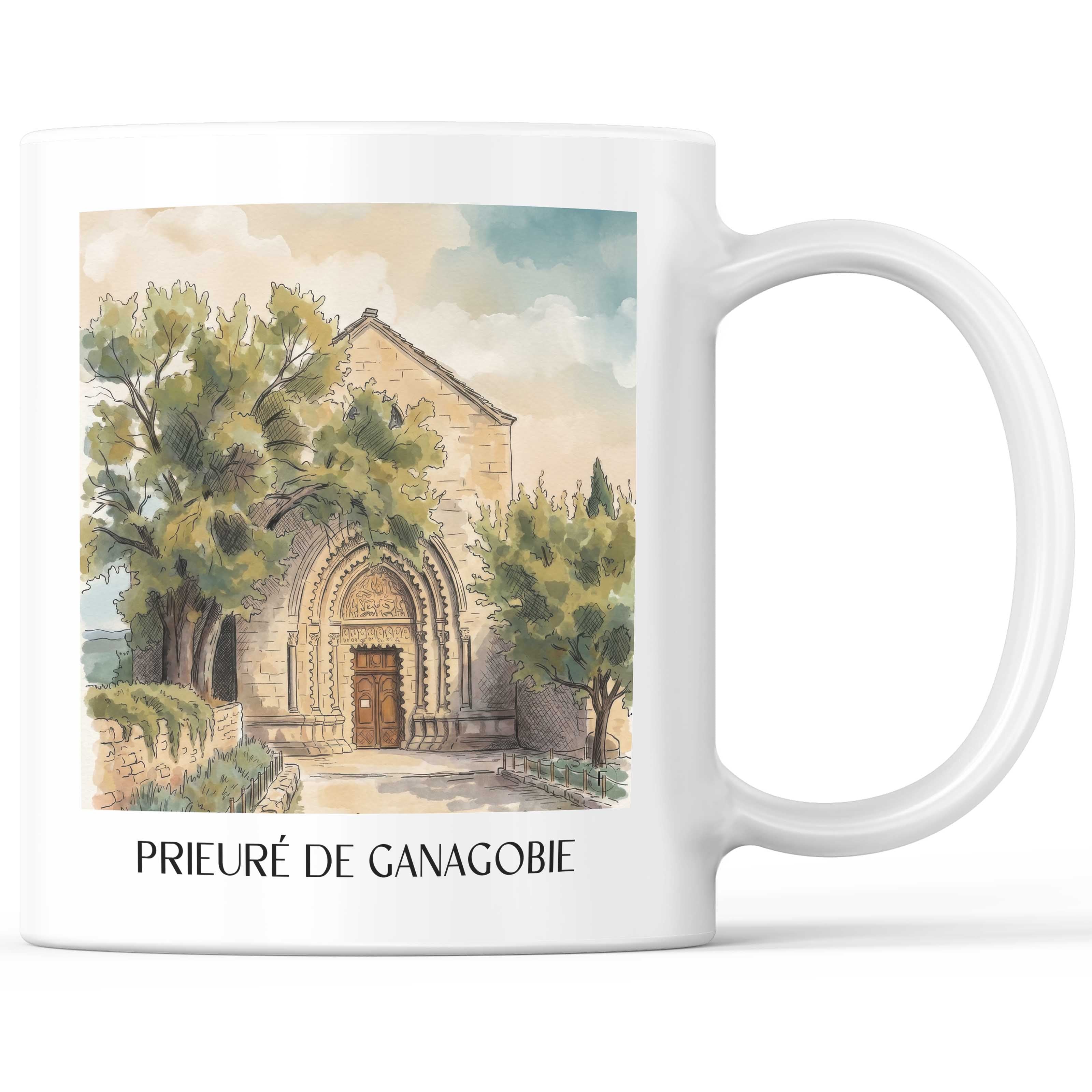 prieuré-de-ganagobie-provence-frankreich-kaffeebecher-aquarell