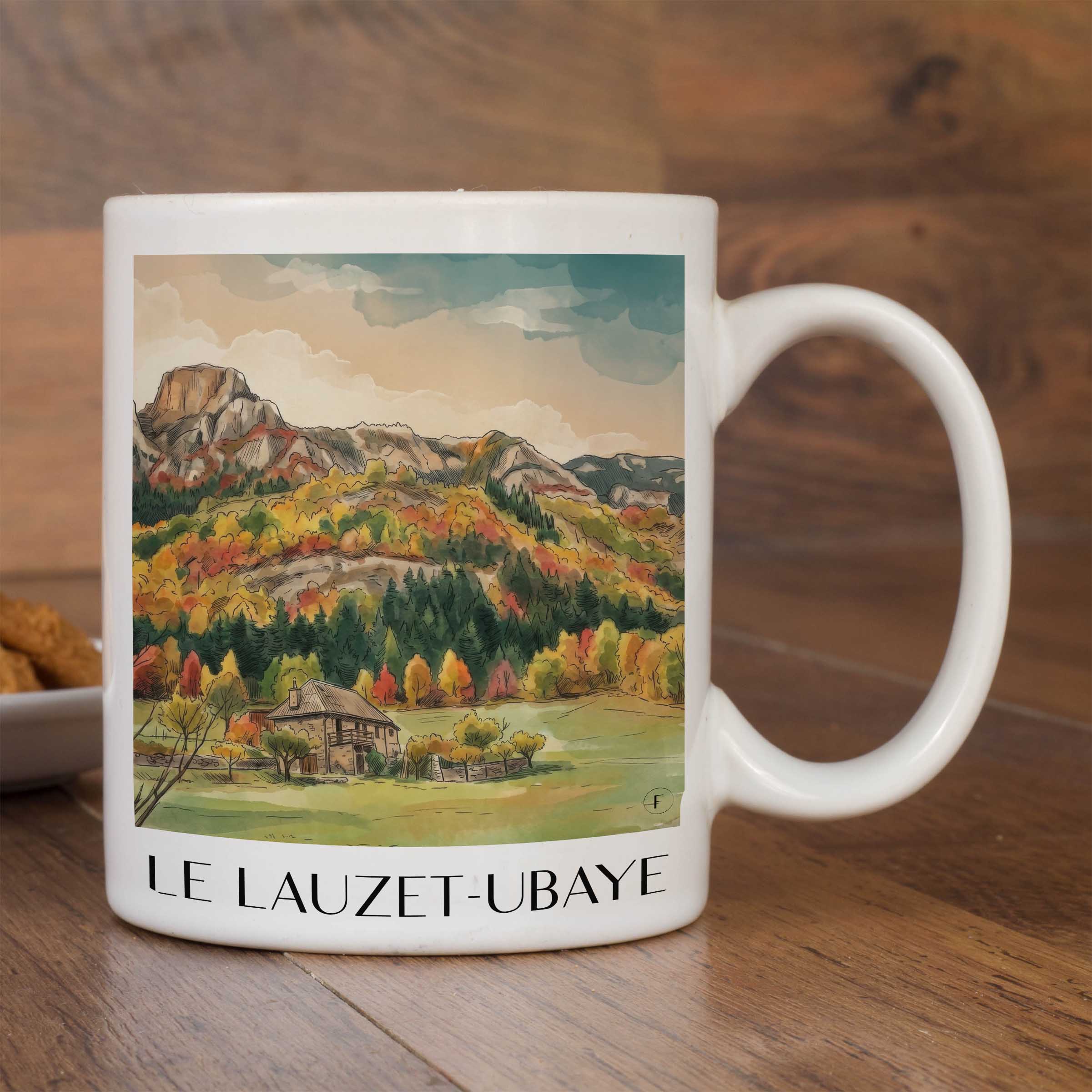 le-lauzet-ubaye-provence-frankreich-kaffeebecher-aquarell