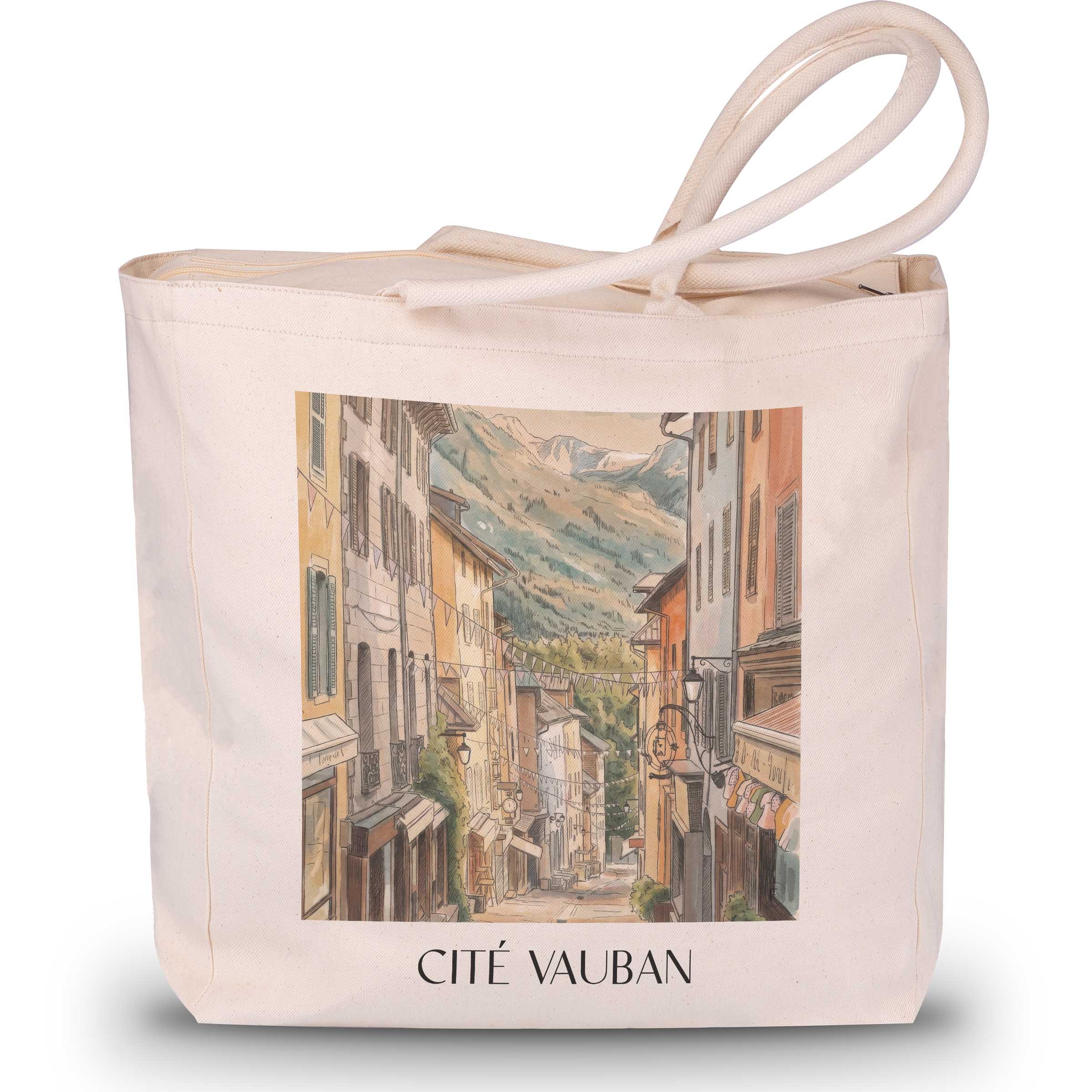 cité-vauban-briançon-frankreich-einkaufstasche-aquarell
