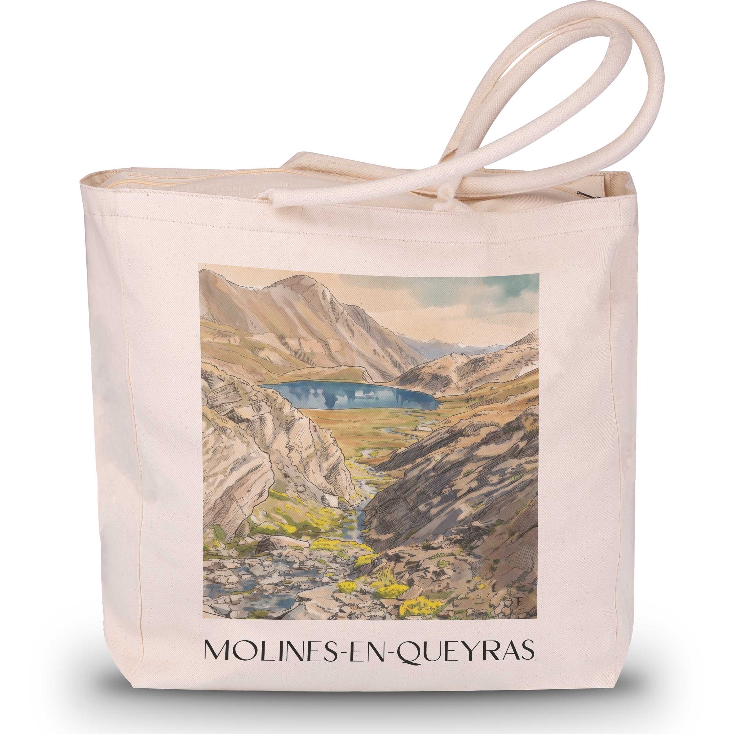 molines-en-queyras-hautes-alpes-frankreich-einkaufstasche-aquarell