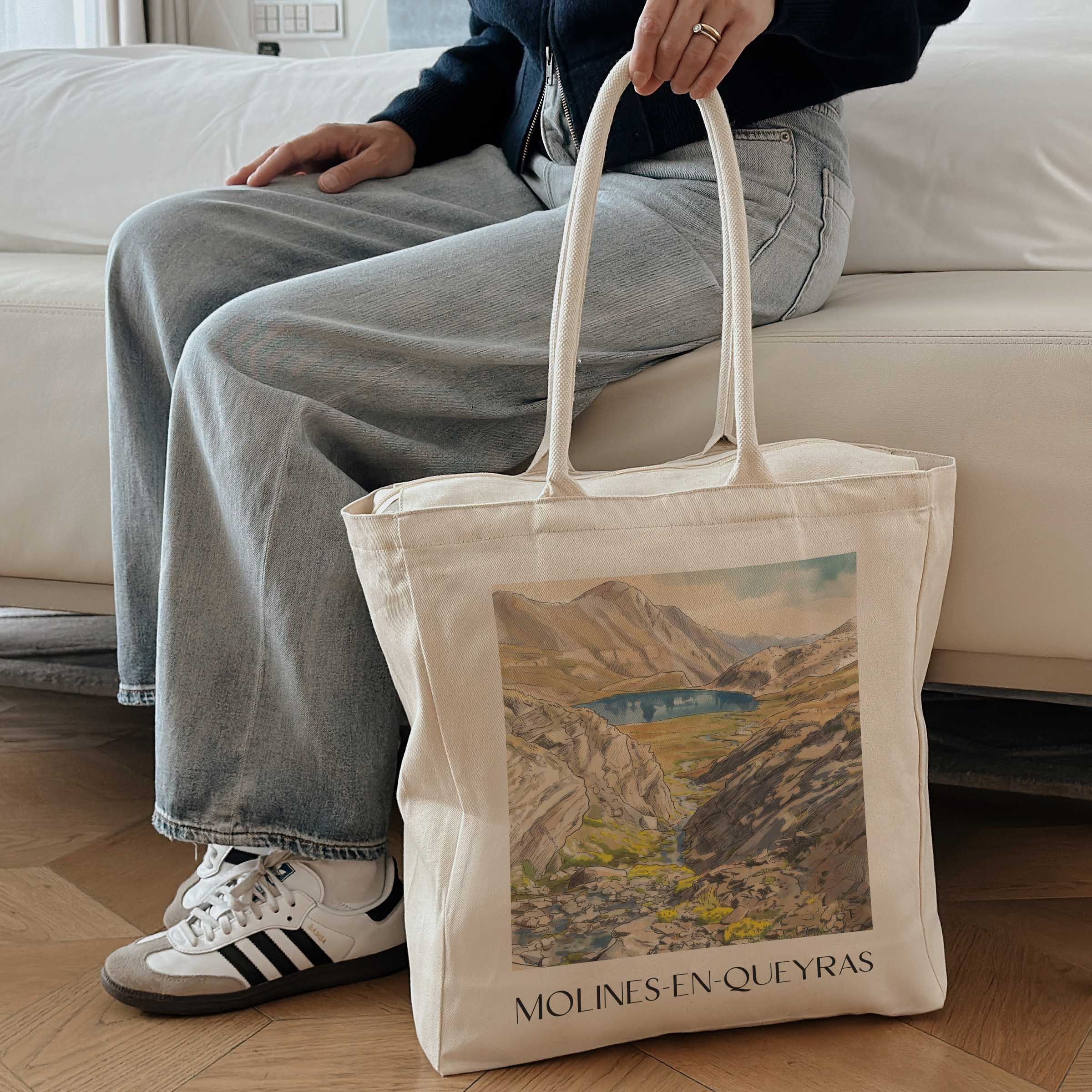 molines-en-queyras-hautes-alpes-frankreich-einkaufstasche-aquarell